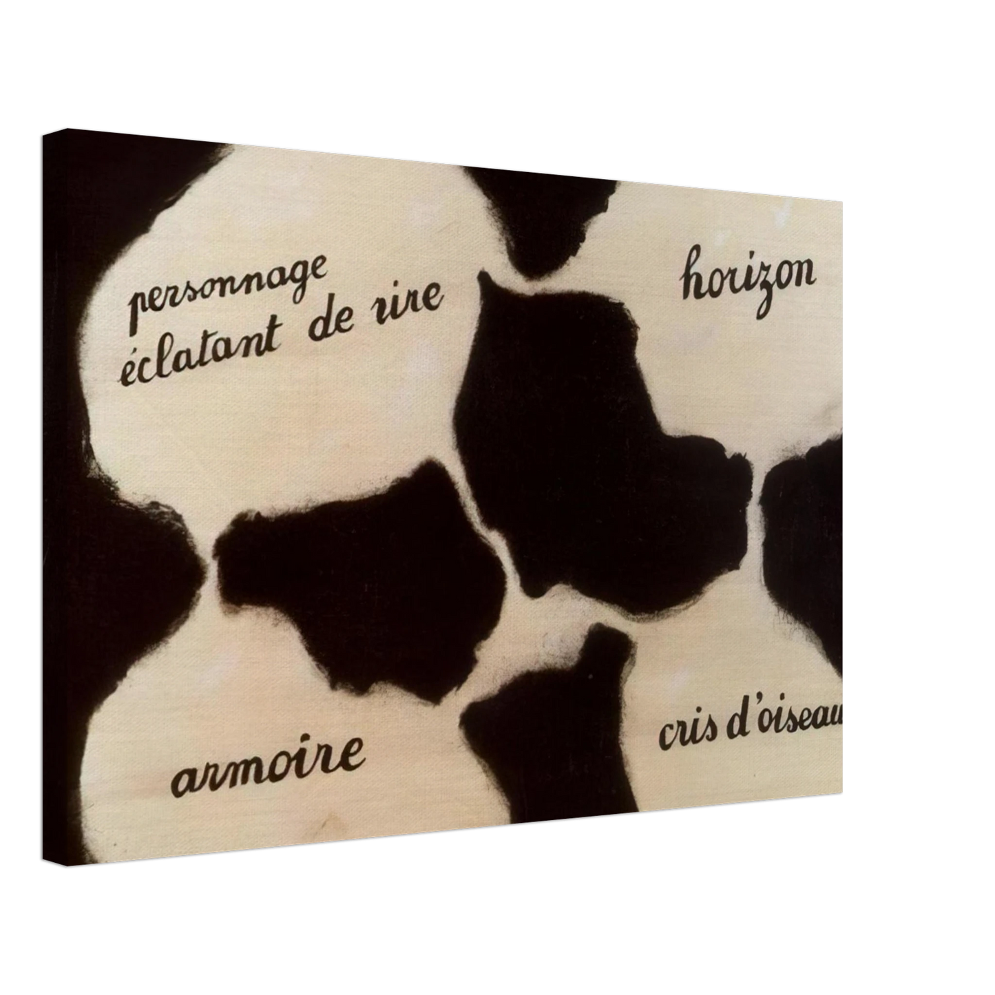 Rene Magritte - THE LIVING MIRROR 1929 Canvas - 40x60 cm / 16x24 inches-canvas