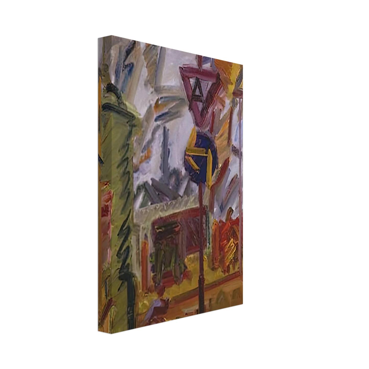 Frank Auerbach - PARK VILLAGE Canvas - 70x100 cm / 28x40 inches-canvas