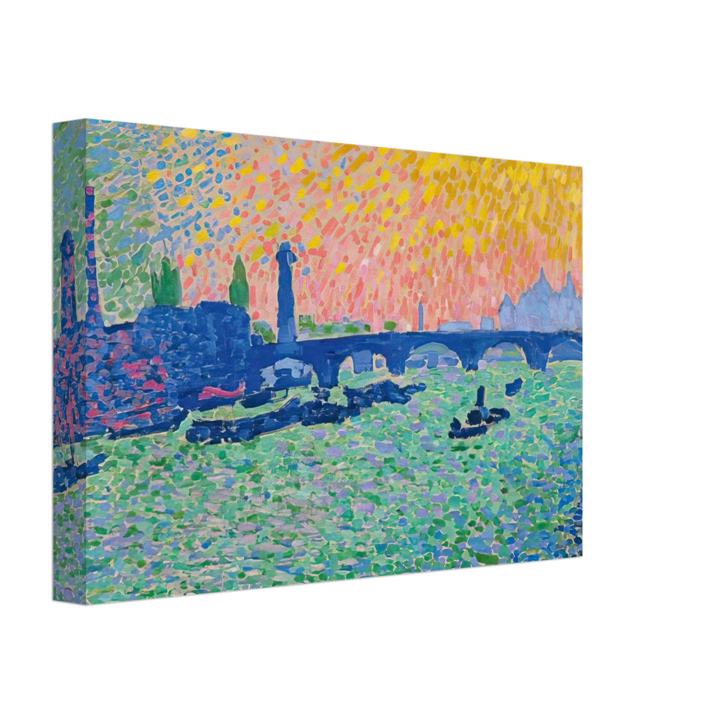 Andre Derain - WATERLOO BRIDGE 1906 Canvas - 70x100 cm / 28x40 inches-canvas
