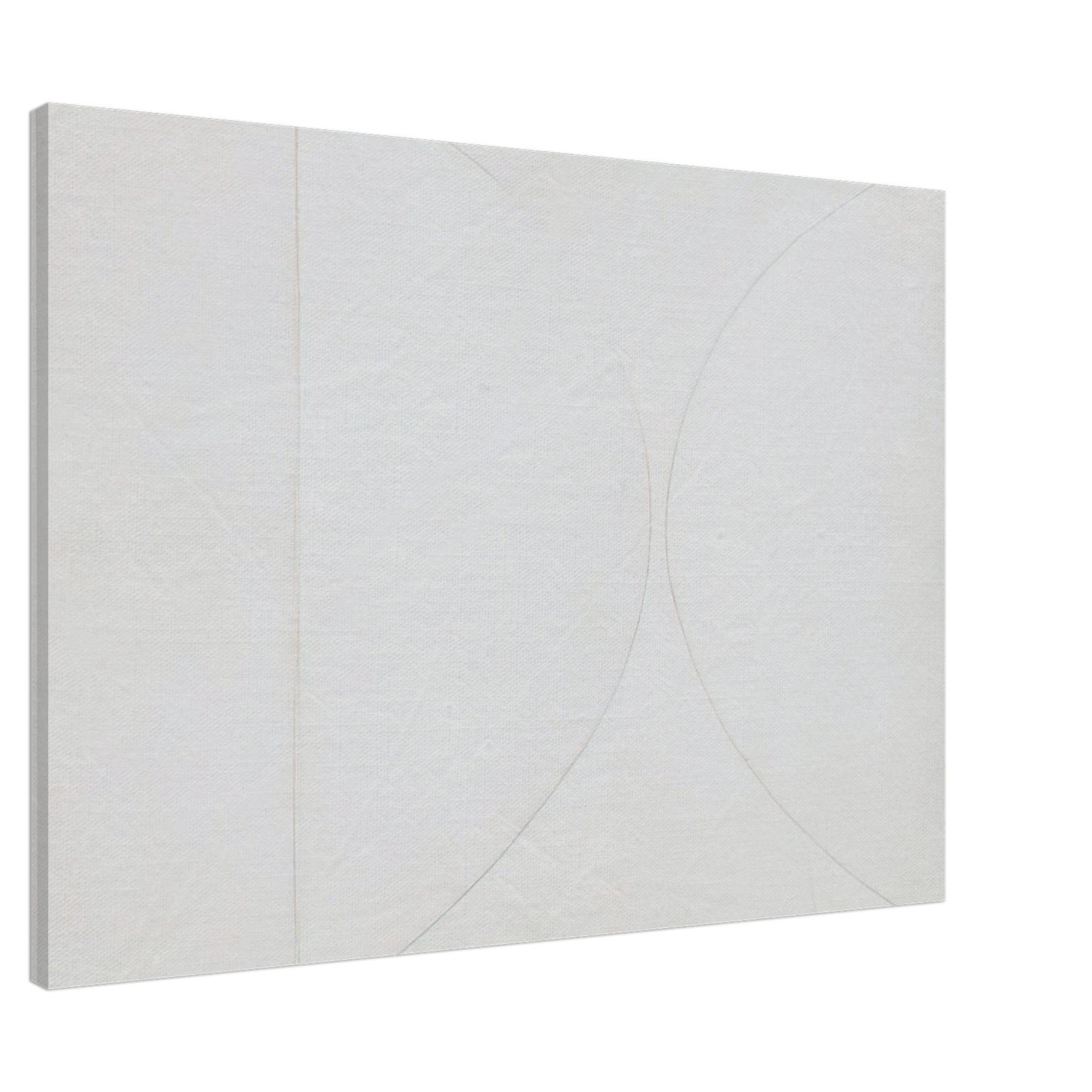 Ellsworth Kelly - White on White Canvas - 20x30 cm / 8x12 inches-canvas