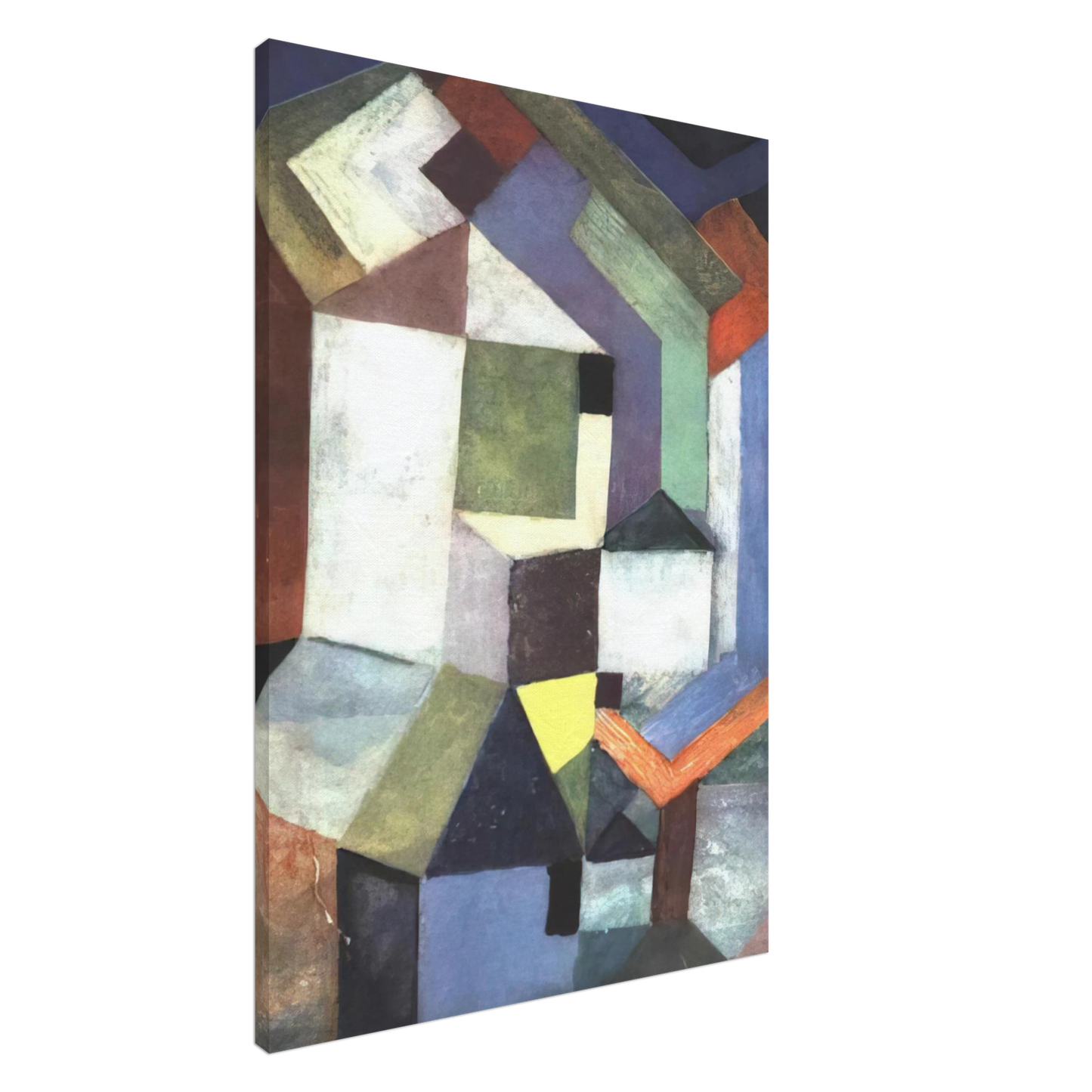 Paul Klee - PIOUS NORTHERN LANDSCAPE 1917 Canvas - 20x30 cm / 8x12 inches-canvas