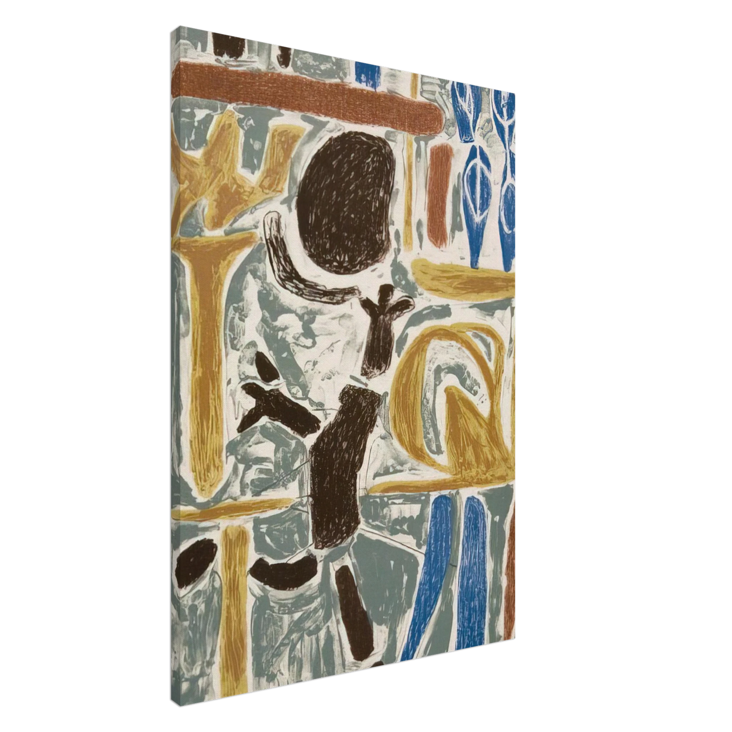 Will Barnet - Celebration - 2005 United States Canvas - 20x30 cm / 8x12 inches-canvas