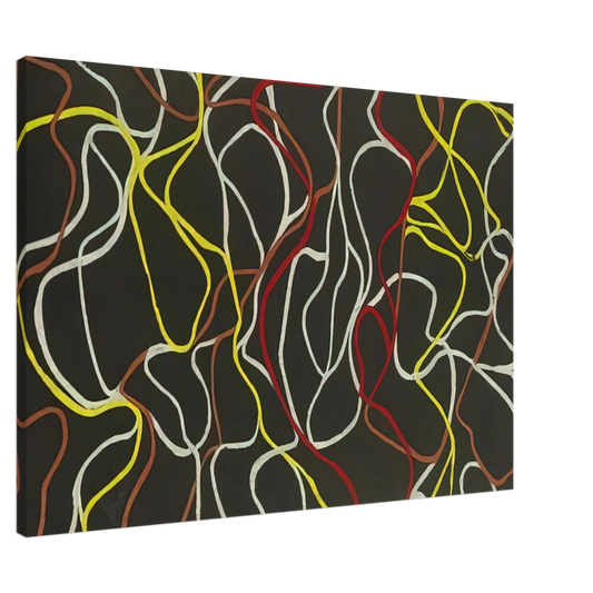 Brice Marden - Beyond Eagles Mere 2 - 2001 Canvas - 20x30 cm / 8x12 inches-canvas