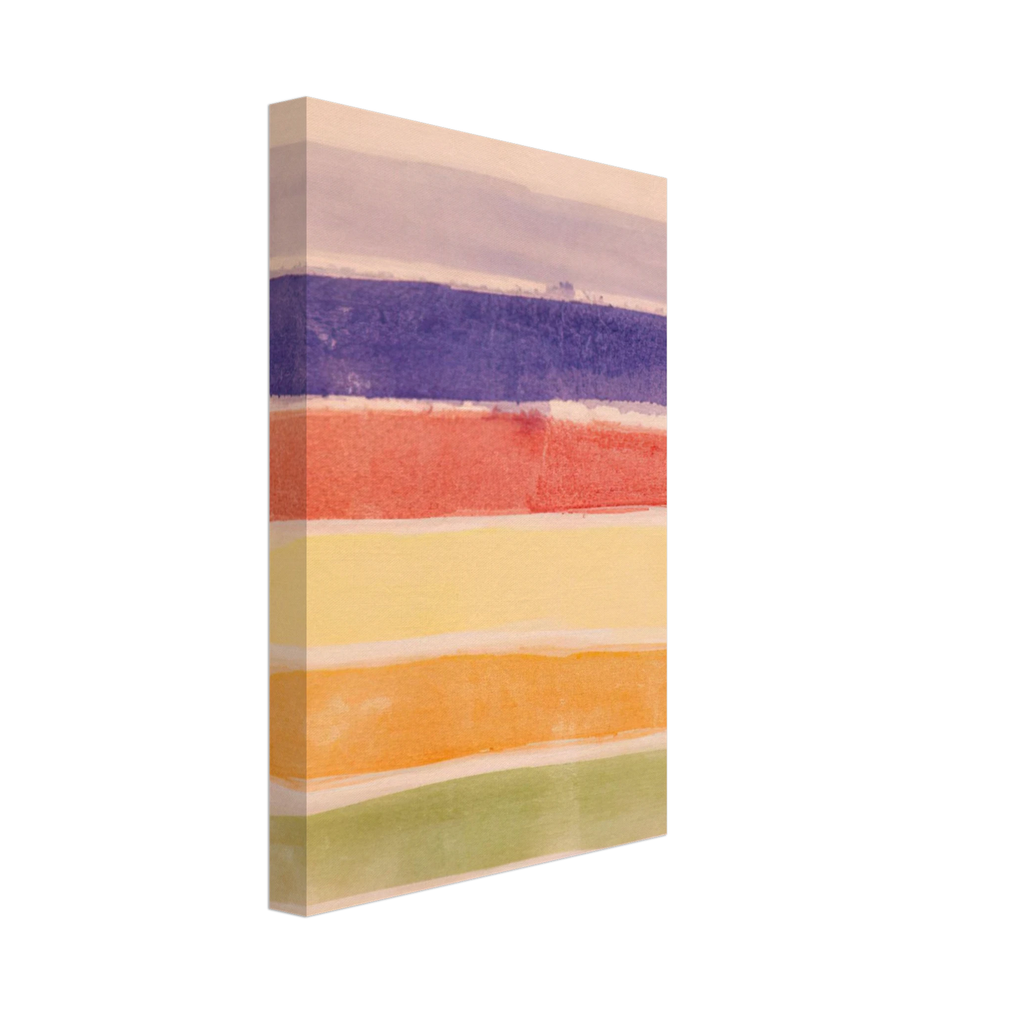 Ronnie Landfield - Meadow - 1981 Canvas - 40x60 cm / 16x24 inches-canvas