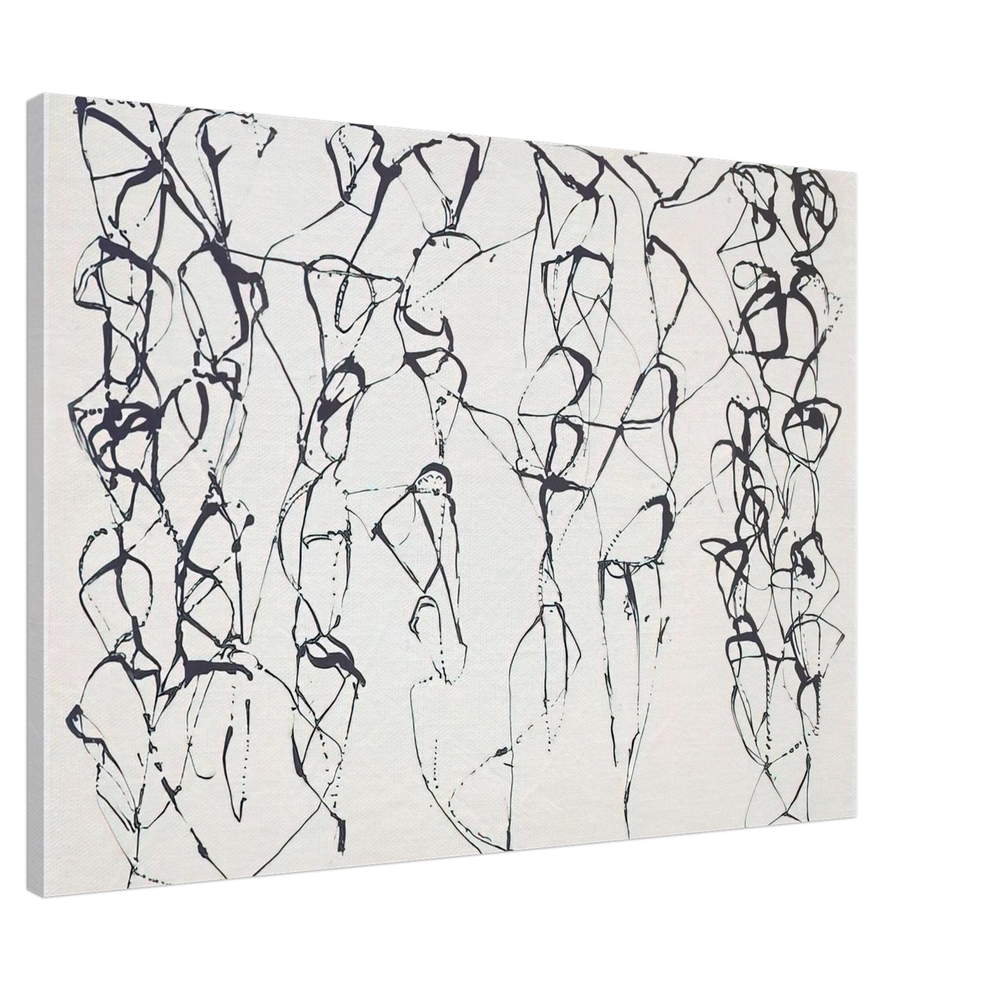 Brice Marden - Cold Mountain Series, Zen Study 6 - 1991 Canvas - 20x30 cm / 8x12 inches-canvas