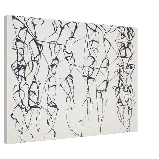 Brice Marden - Cold Mountain Series, Zen Study 6 - 1991 Canvas - 20x30 cm / 8x12 inches-canvas