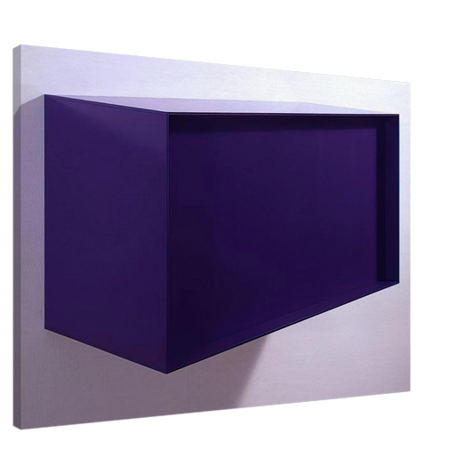 Donald Judd - Untitled DJ 77-18 Meter Box - 1977 Canvas - 20x30 cm / 8x12 inches-canvas