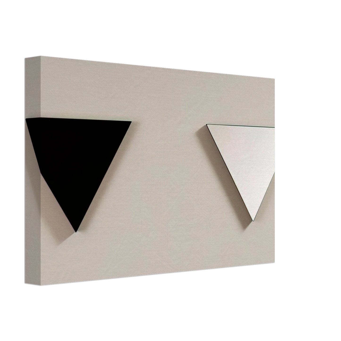 Blinky Palermo - MIRROR OBJECT 1973 Canvas - 40x60 cm / 16x24 inches-canvas