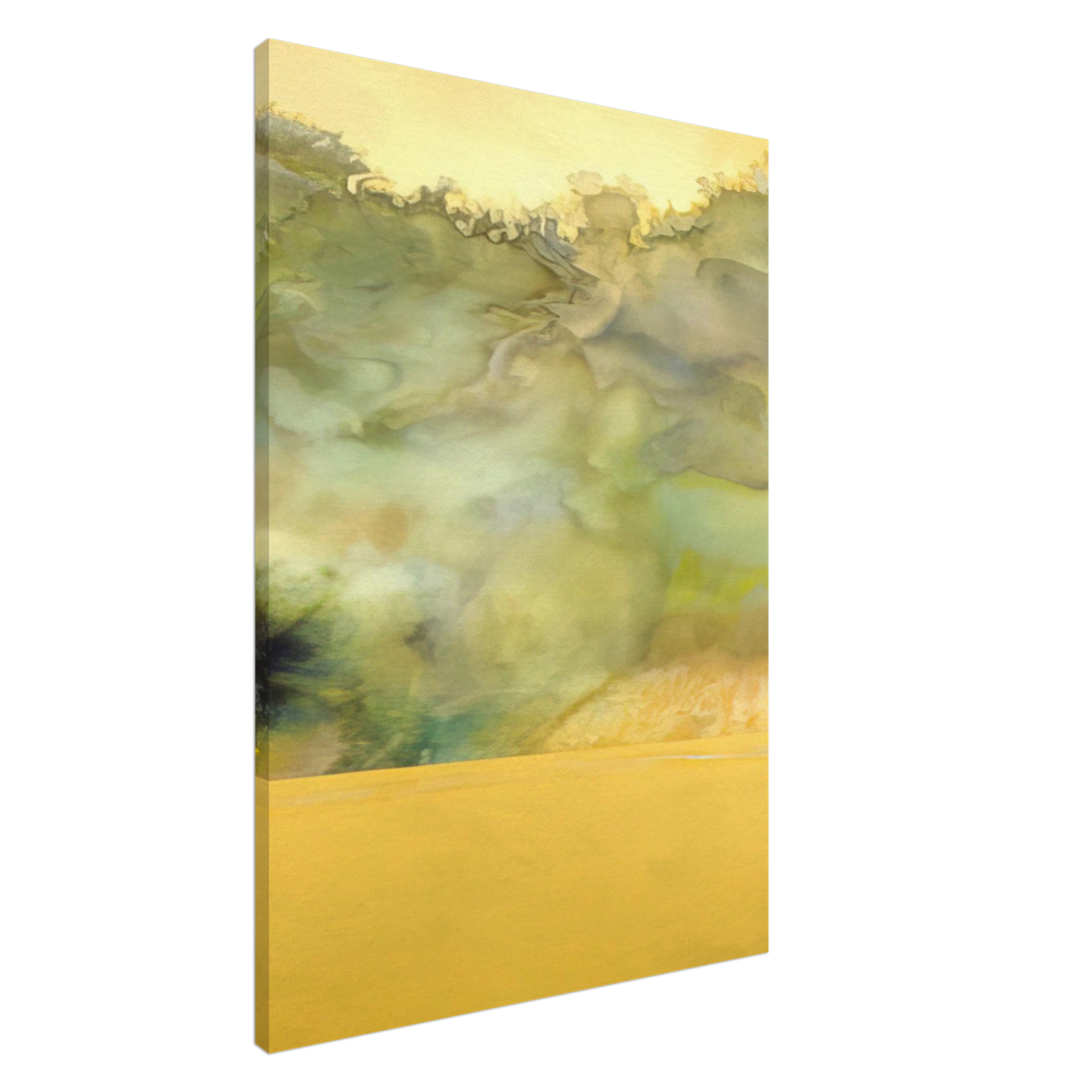 Ronnie Landfield - Elijah - 1969 Canvas - 20x30 cm / 8x12 inches-canvas