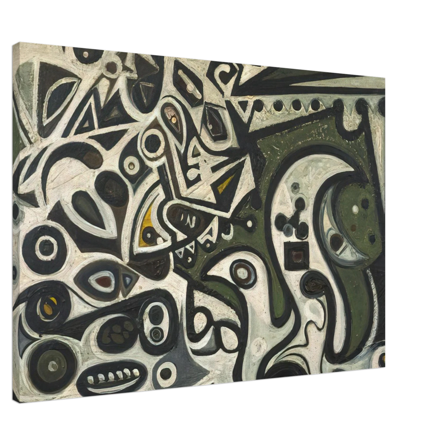 Richard Pousette-Dart - River Metamorphosis Canvas - 20x30 cm / 8x12 inches-canvas