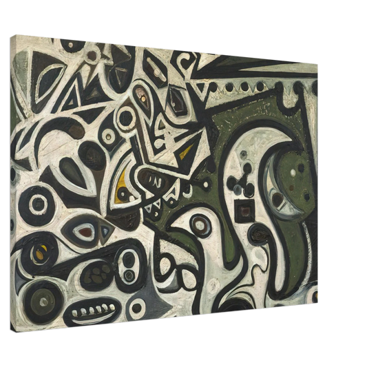 Richard Pousette-Dart - River Metamorphosis Canvas - 20x30 cm / 8x12 inches-canvas