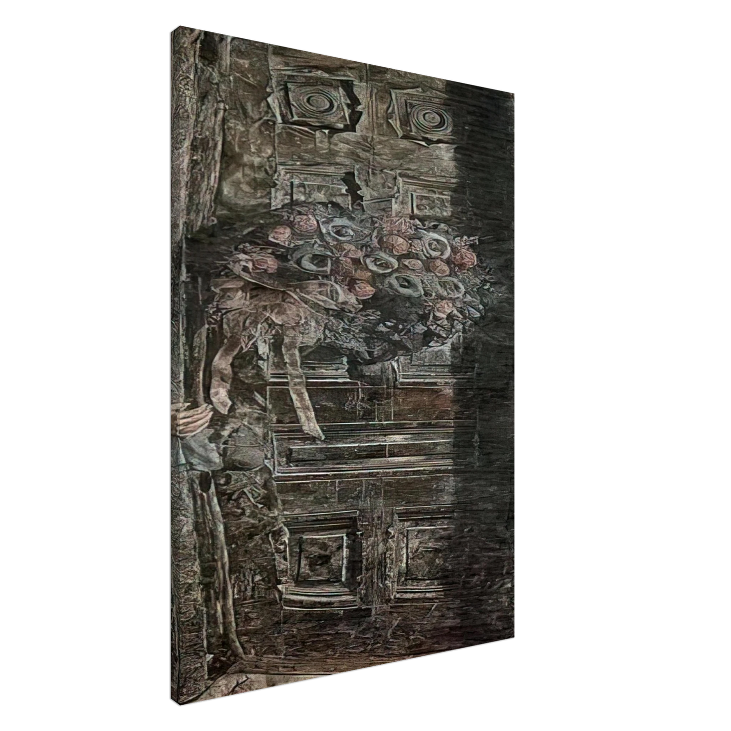 Ivan Albright - THE DOOR 1941 Canvas - 20x30 cm / 8x12 inches-canvas