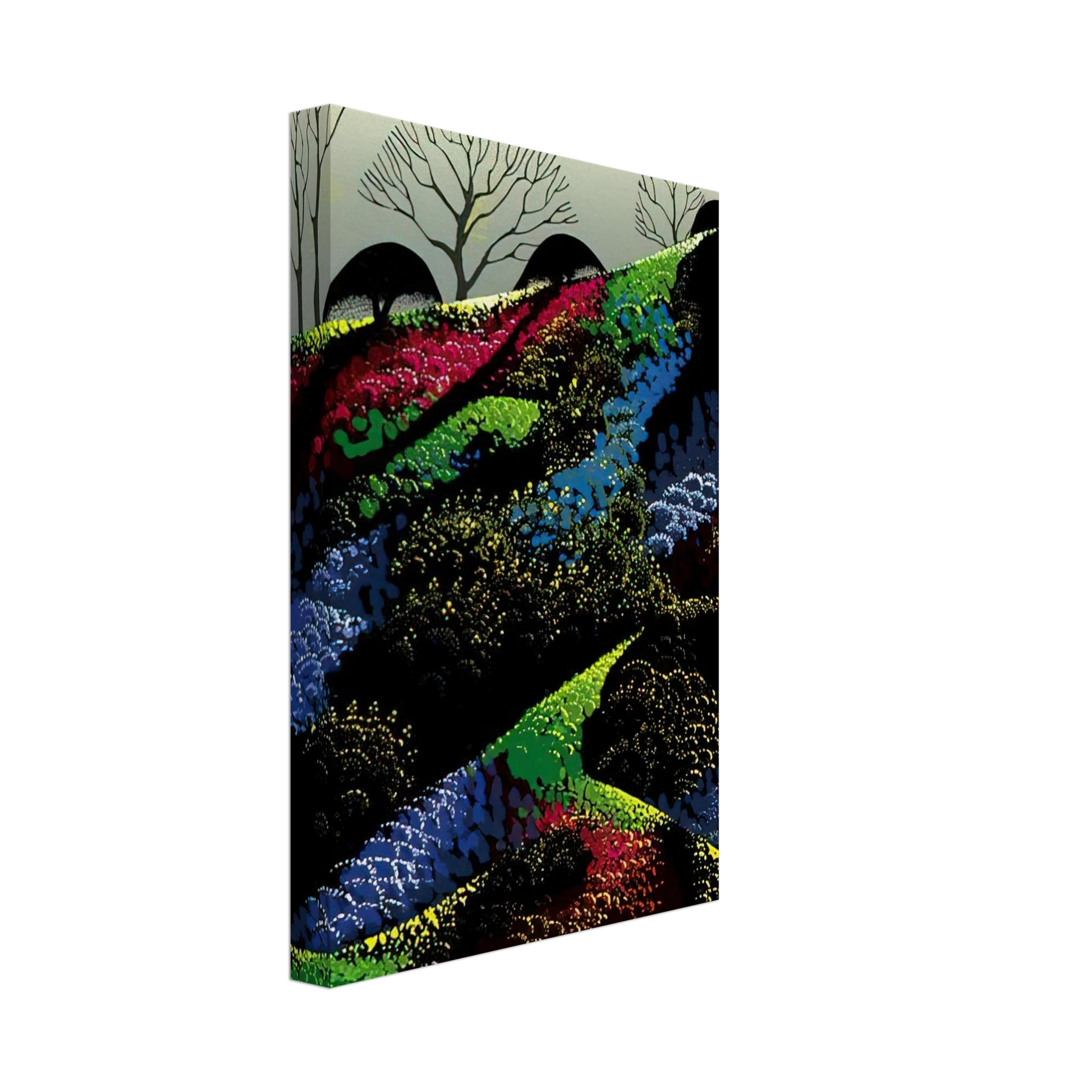 Eyvind Earle - Little Jewels Canvas - 40x60 cm / 16x24 inches-canvas