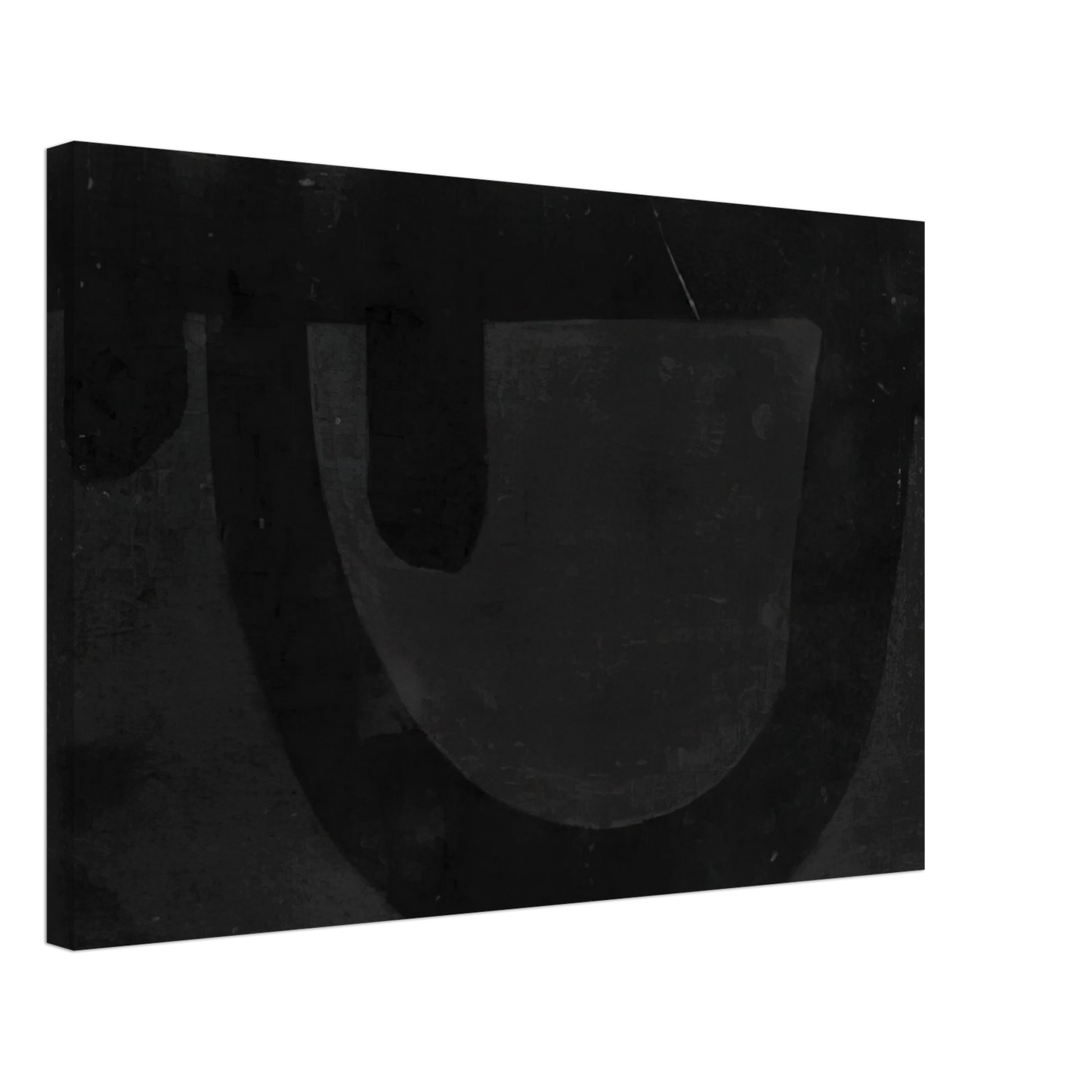 Pierre Soulages - Peinture 8 aout 1974 - 1974 Canvas - 40x60 cm / 16x24 inches-canvas