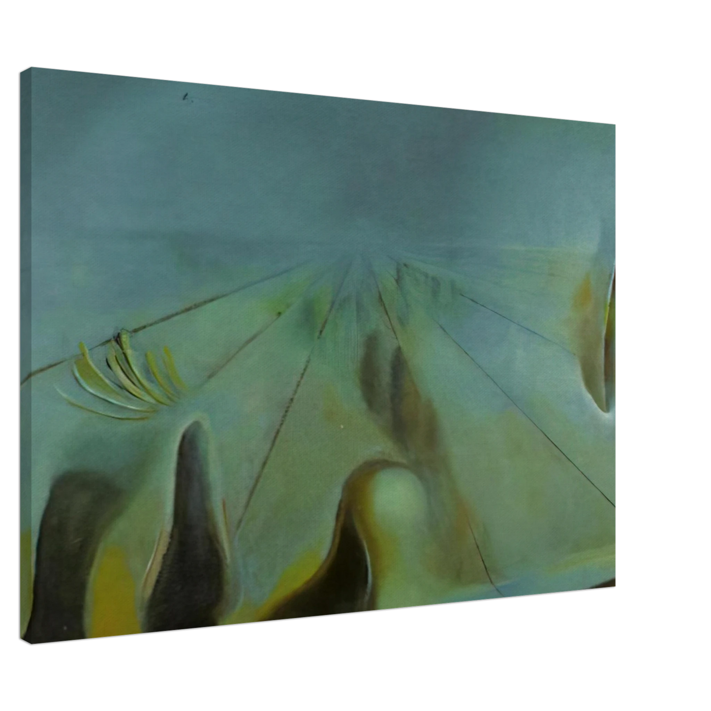 Salvador Dali - ENIGMA UNFINISHED VERSION OF THE THREE GLORIOUS ENIGMAS OF GALA Canvas - 20x30 cm / 8x12 inches-canvas