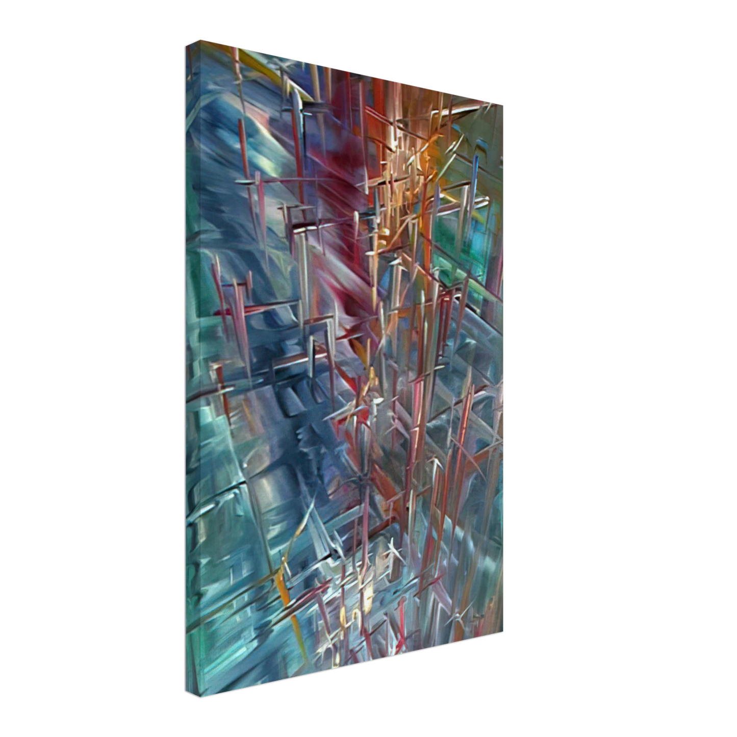 Konrad Zuse - Calculating Space Canvas - 70x100 cm / 28x40 inches-canvas