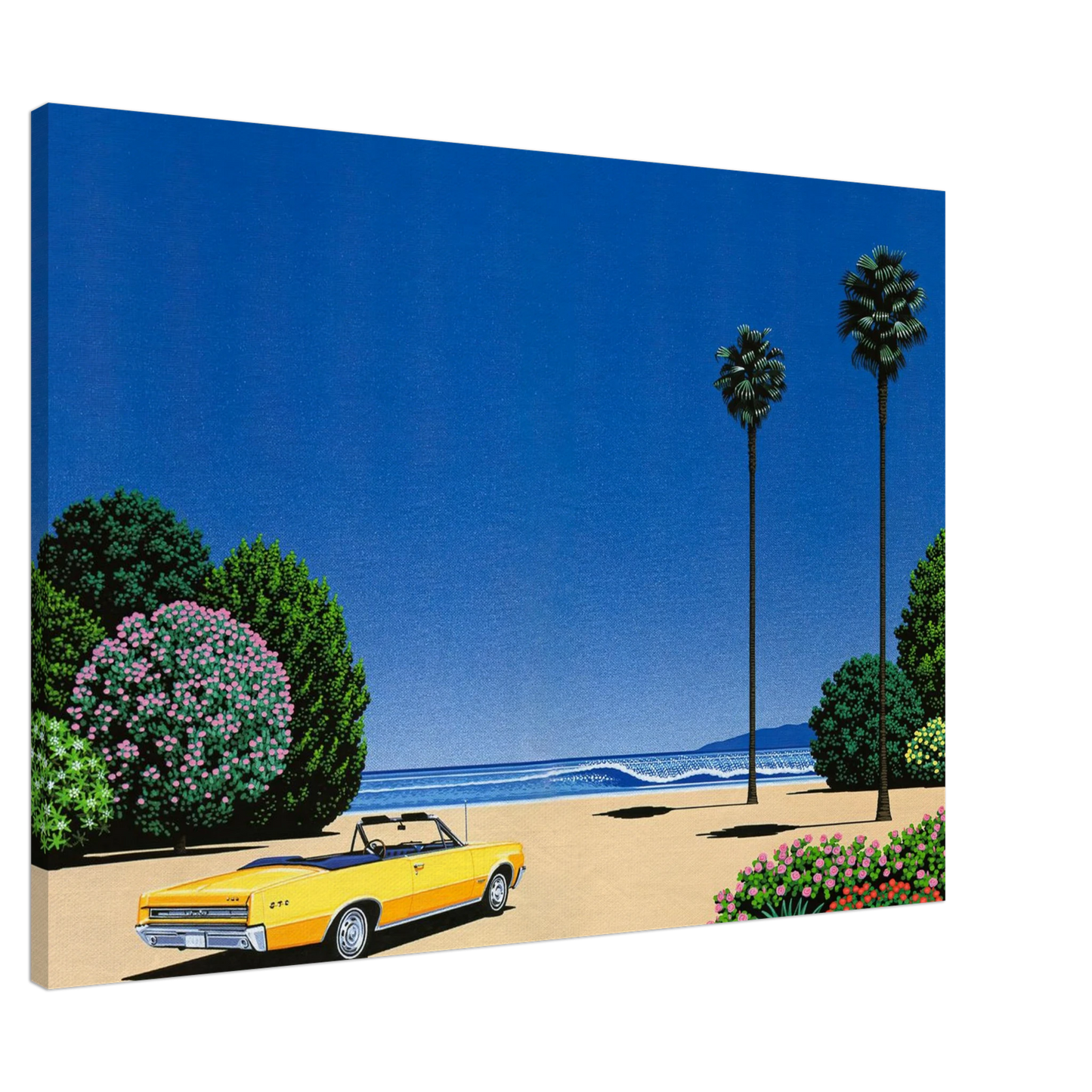 Hiroshi Nagai - Sweet Breeze Alt Coastline at Loverâ€™s Point Canvas - 20x30 cm / 8x12 inches-canvas