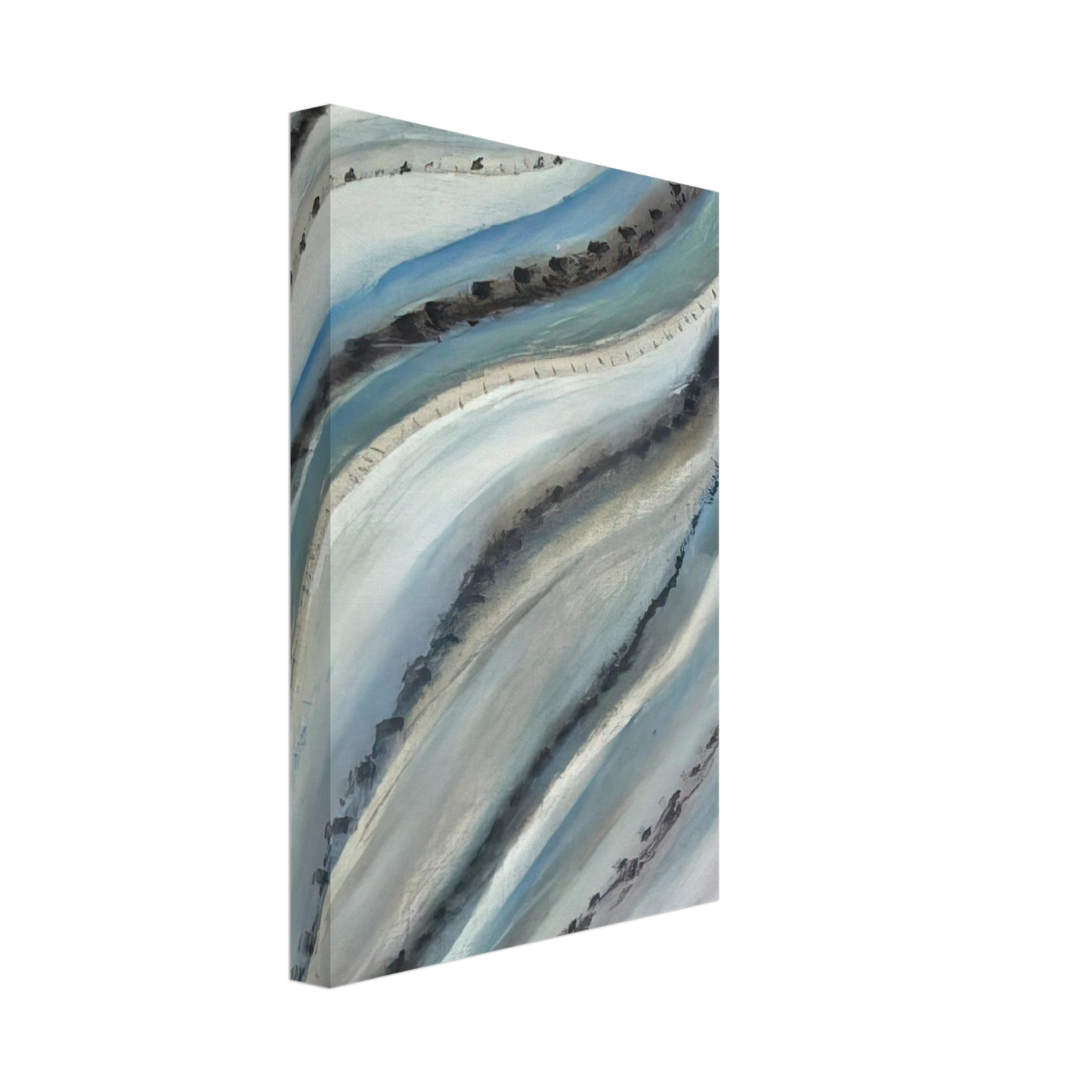 Henri Michaux - Untitled MP 1577 - 1977 Canvas - 40x60 cm / 16x24 inches-canvas