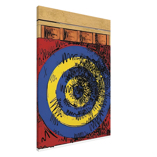 Jasper Johns - TARGET WITH FOUR FACES ULAE 55 1968 Canvas - 20x30 cm / 8x12 inches-canvas
