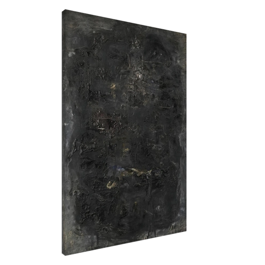 Emil Schumacher - Jarbas - 1959 Canvas - 20x30 cm / 8x12 inches-canvas