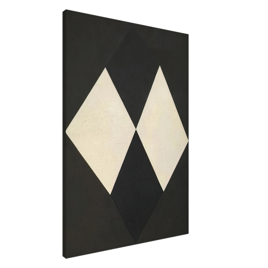 Mira Schendel - Untitled - 1963 Canvas - 20x30 cm / 8x12 inches-canvas