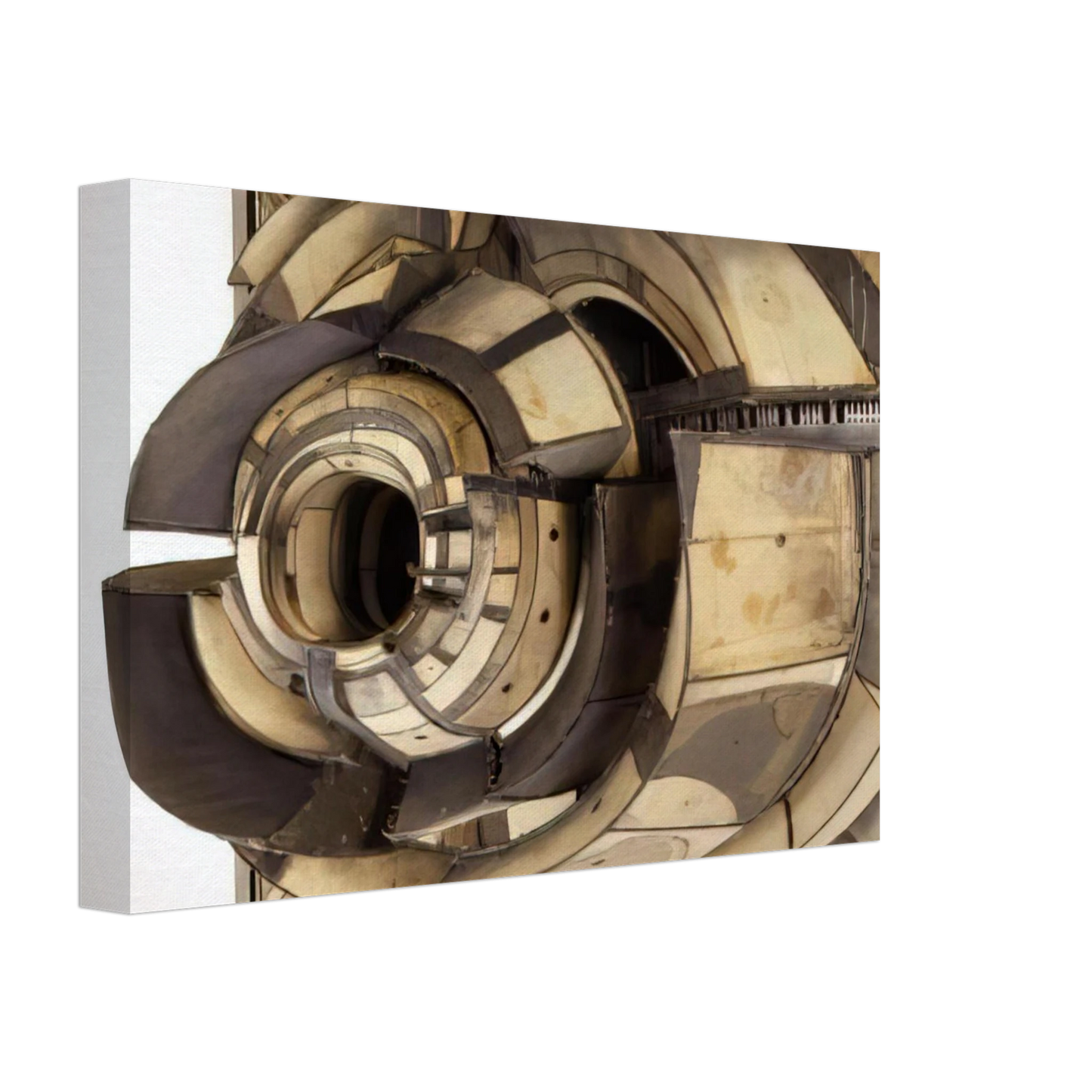 Lee Bontecou - UNTITLED 1962 Canvas - 40x60 cm / 16x24 inches-canvas