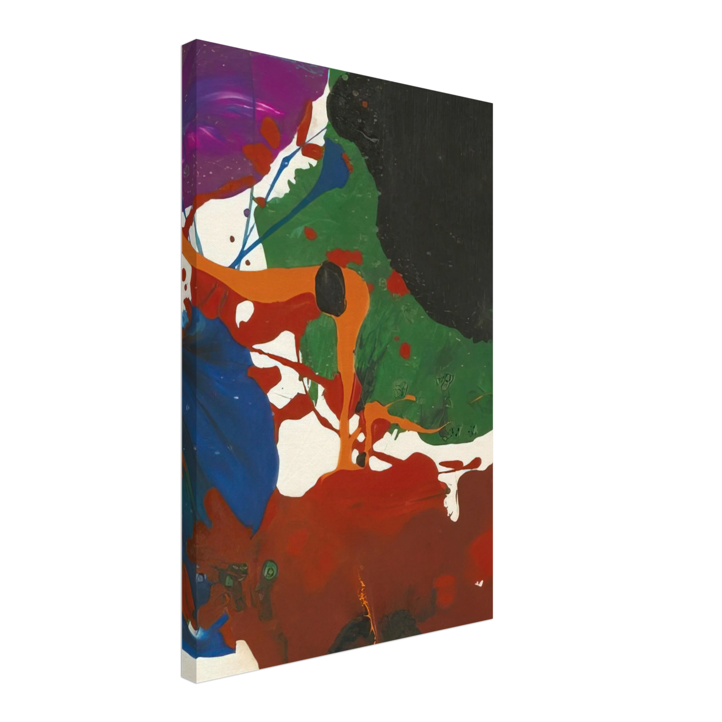 Sam Francis - Untitled  Los Angeles  Canvas - 40x60 cm / 16x24 inches-canvas