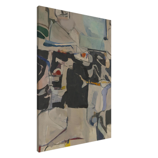 Richard Diebenkorn - Urbana #6 Canvas - 20x30 cm / 8x12 inches-canvas