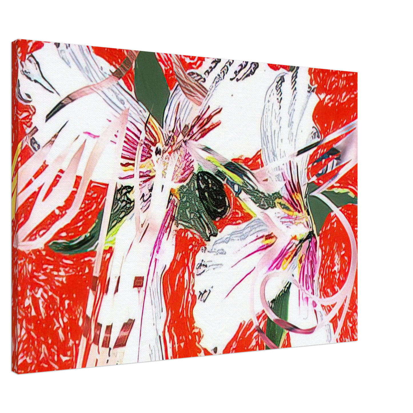 James Rosenquist - Sister Shrieks Canvas - 20x30 cm / 8x12 inches-canvas