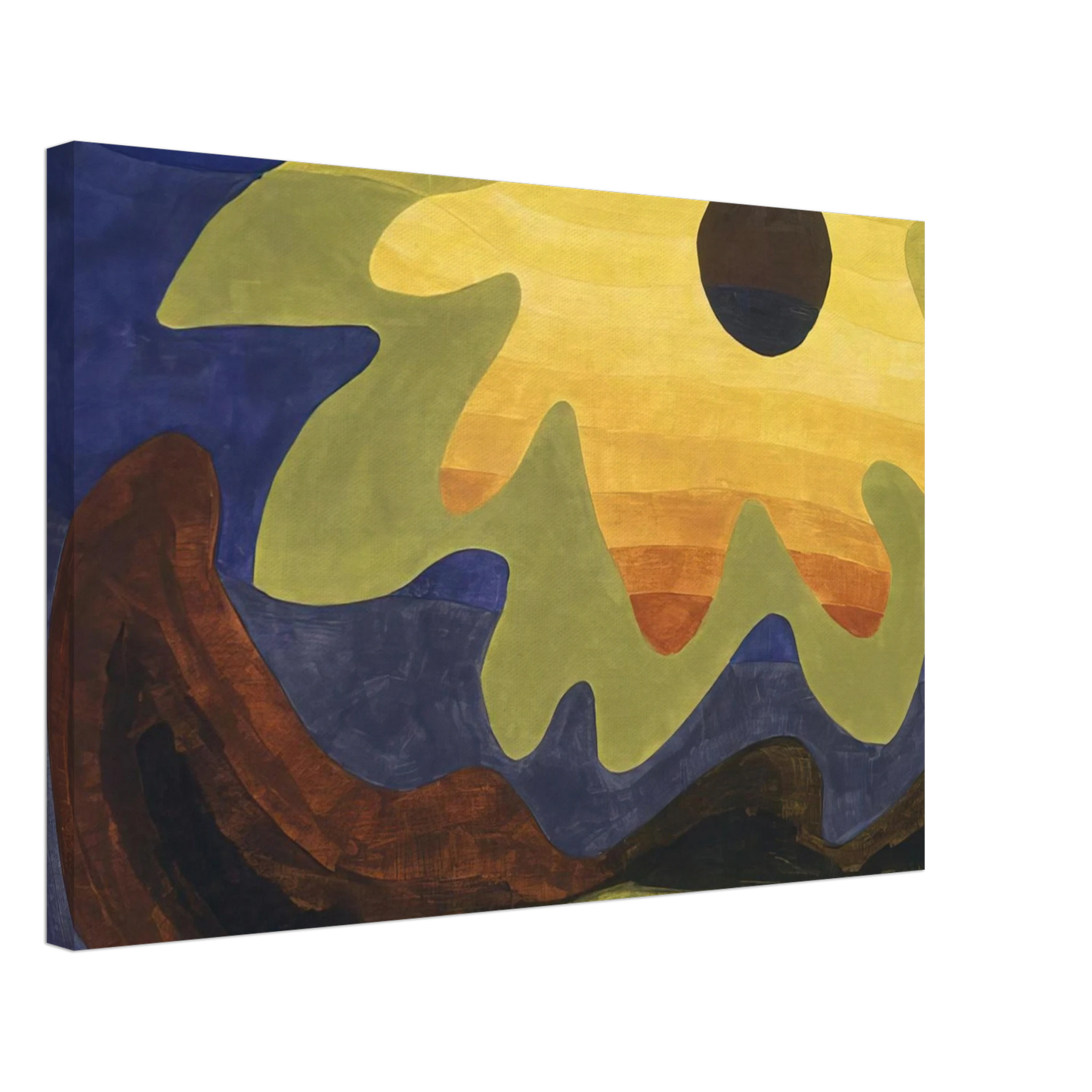 Arthur Dove - Sun - 1943 Canvas - 40x60 cm / 16x24 inches-canvas