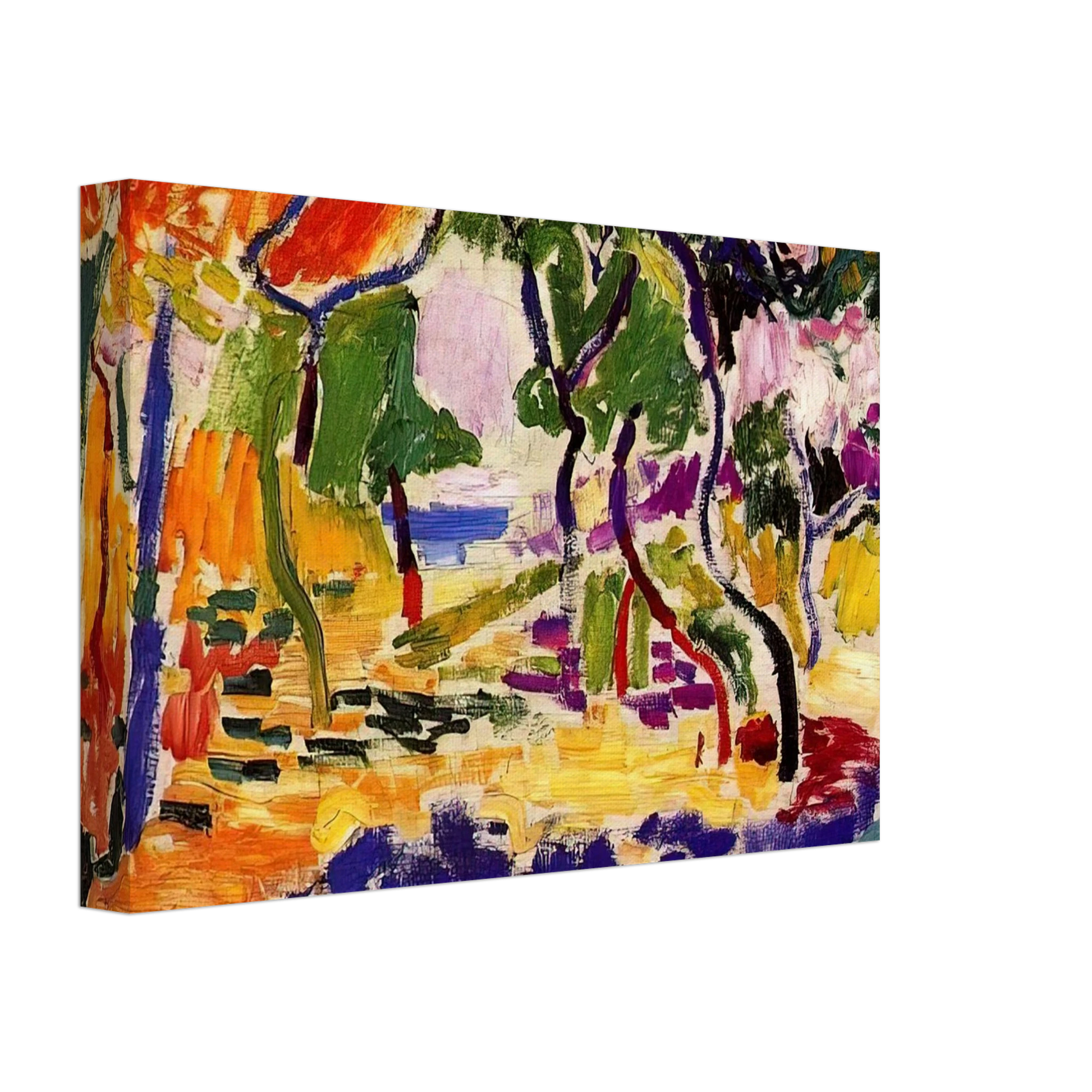 Henri Matisse - COUNTRYSIDE AT COLLIOURE 1905 Canvas - 70x100 cm / 28x40 inches-canvas