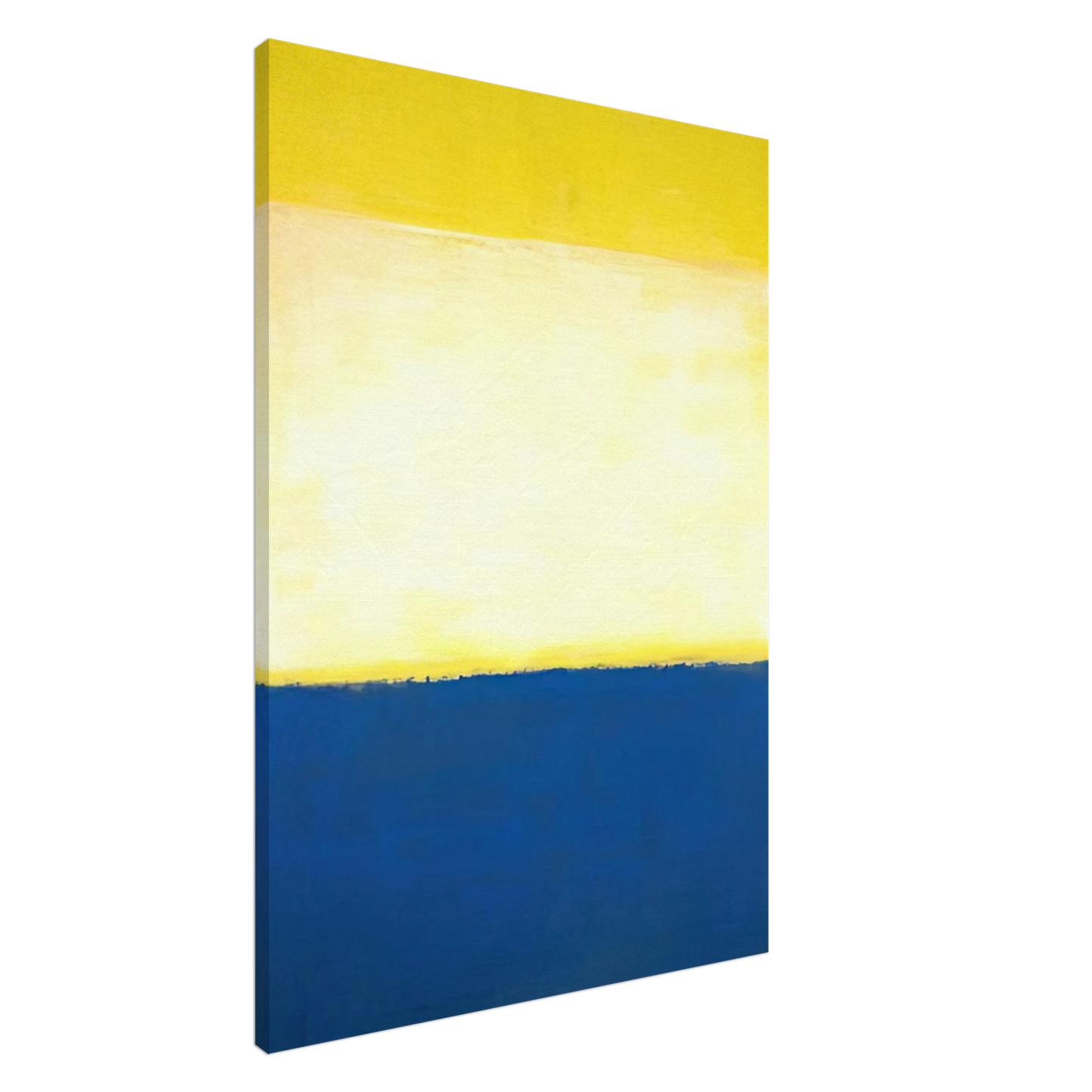Mark Rothko - No. 6 Yellow, White, Blue Over Yellow on Gray - 1954 Canvas - 20x30 cm / 8x12 inches-canvas