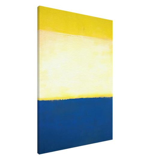 Mark Rothko - No. 6 Yellow, White, Blue Over Yellow on Gray - 1954 Canvas - 20x30 cm / 8x12 inches-canvas
