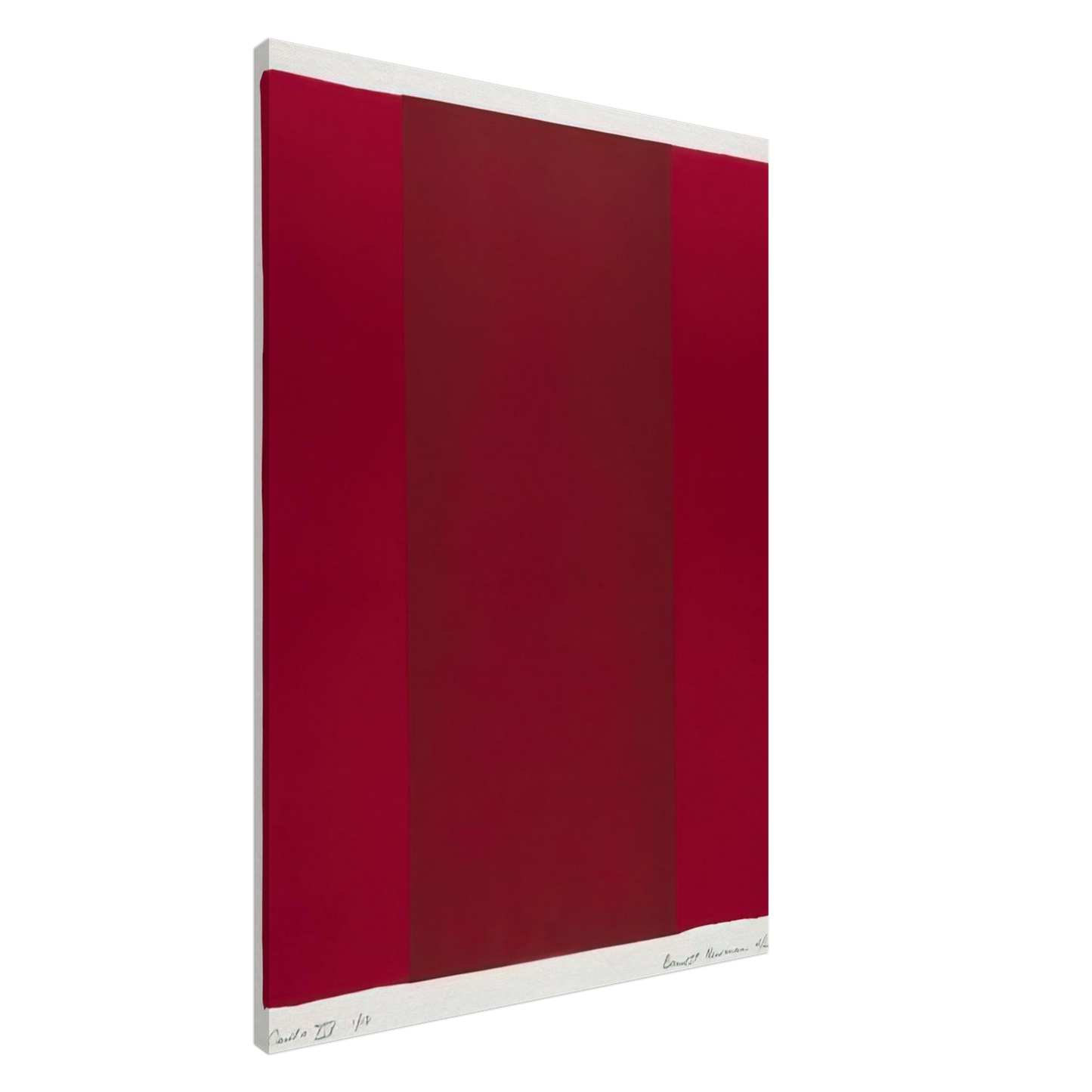 Barnett Newman - Canto XIV Canvas - 20x30 cm / 8x12 inches-canvas