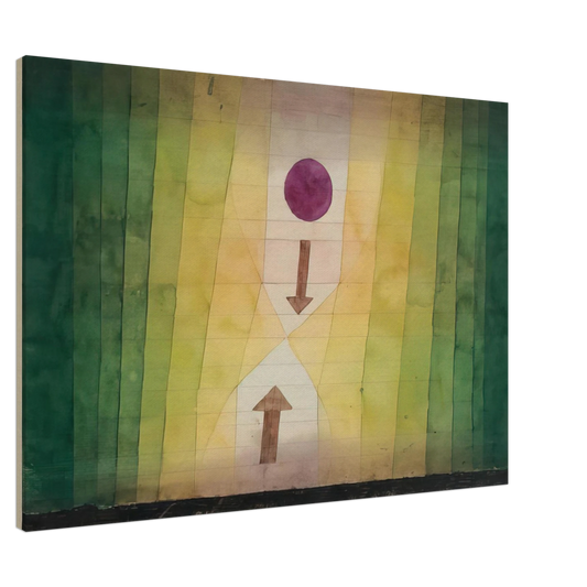 Paul Klee - BEFORE THE BLITZ 1923 Canvas - 20x30 cm / 8x12 inches-canvas