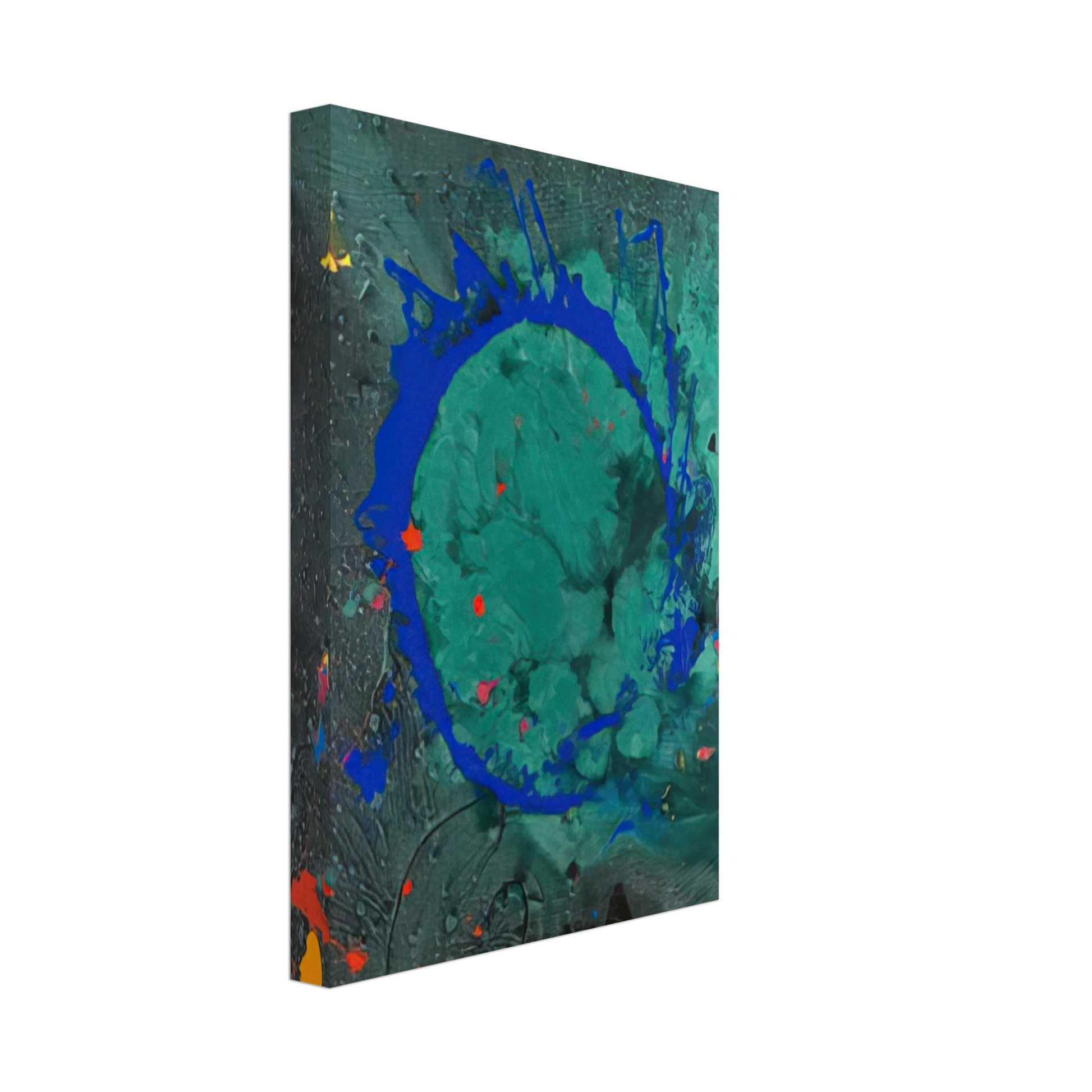 John Hoyland - Jade Buddha 23.07.08 - 2008 Canvas - 70x100 cm / 28x40 inches-canvas