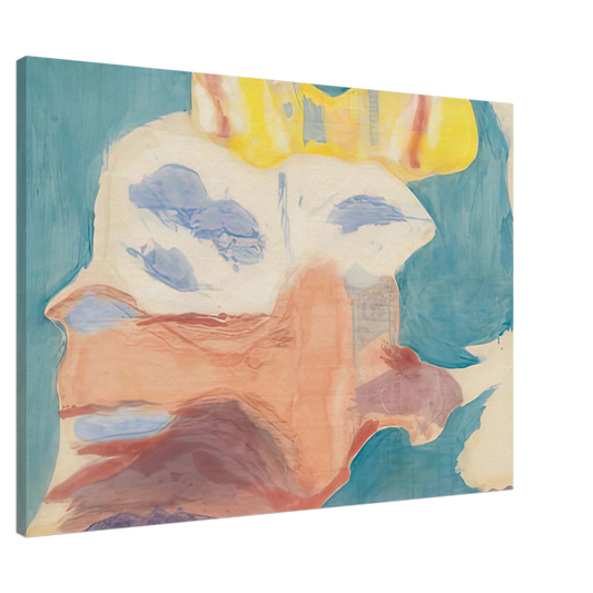 Helen Frankenthaler - Sea Goddess, 1963- Canvas - 20x30 cm / 8x12 inches-canvas