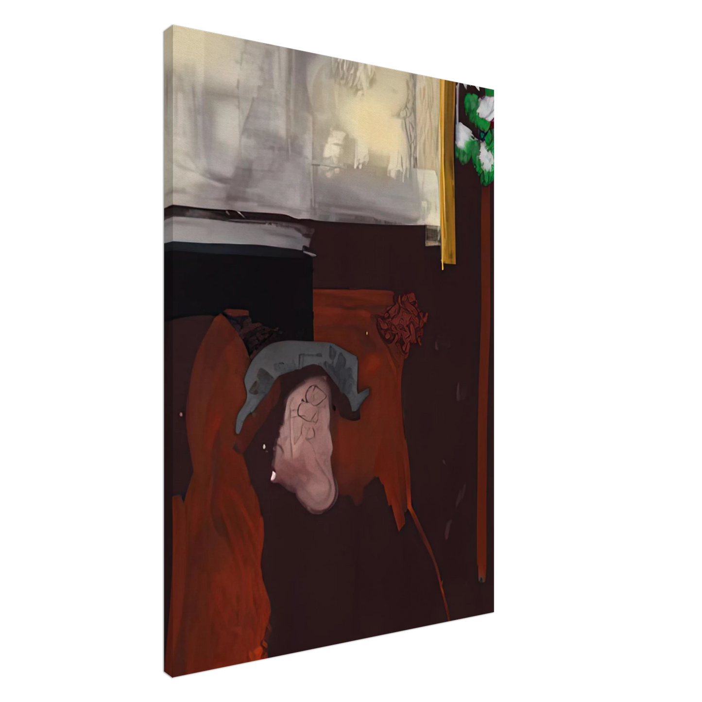 Helen Frankenthaler - The Widow of Fantin Latour, 1988- Canvas - 20x30 cm / 8x12 inches-canvas