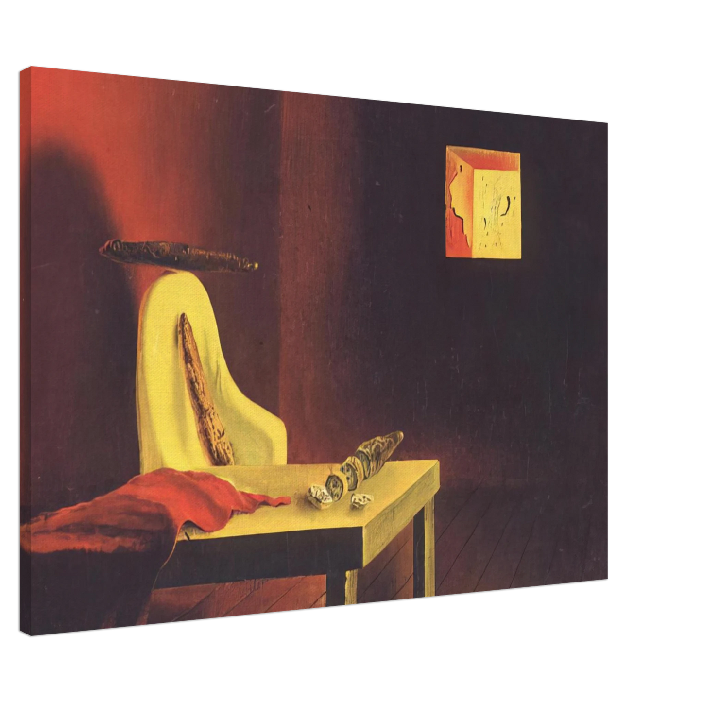 Salvador Dali - THE INVISIBLE MAN Canvas - 20x30 cm / 8x12 inches-canvas
