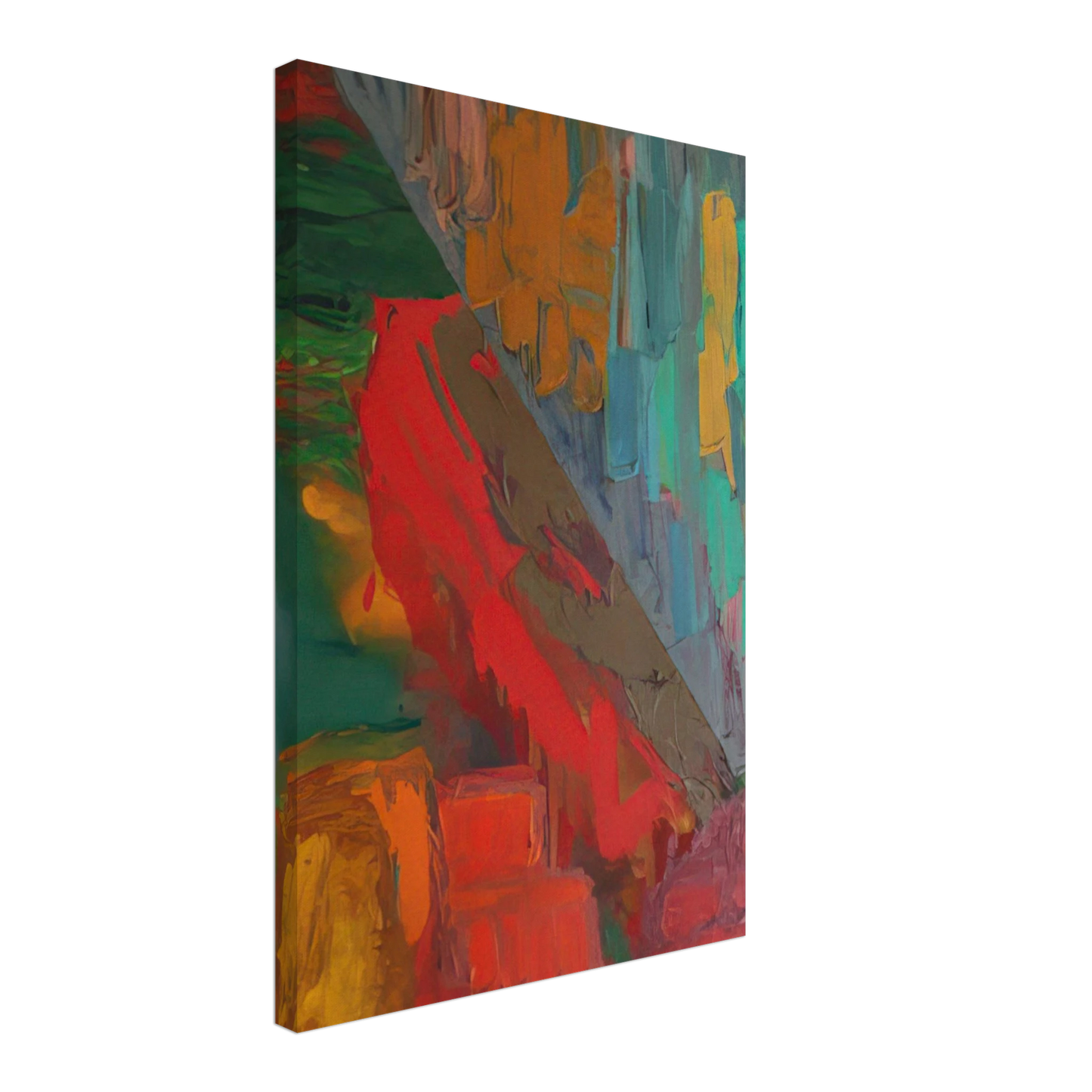 John Hoyland - Landslide - 1978 Canvas - 40x60 cm / 16x24 inches-canvas
