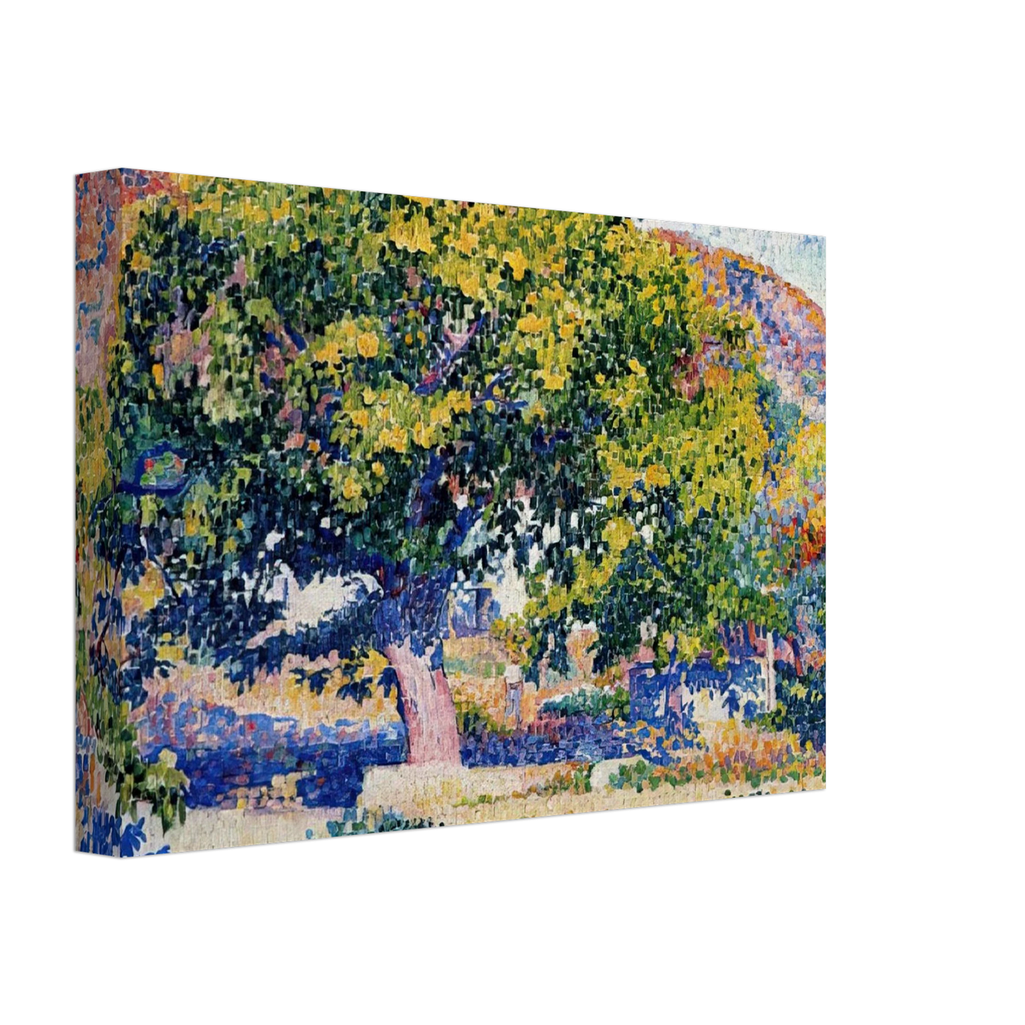 Henri-Edmond Cross - Around My House Canvas - 40x60 cm / 16x24 inches-canvas