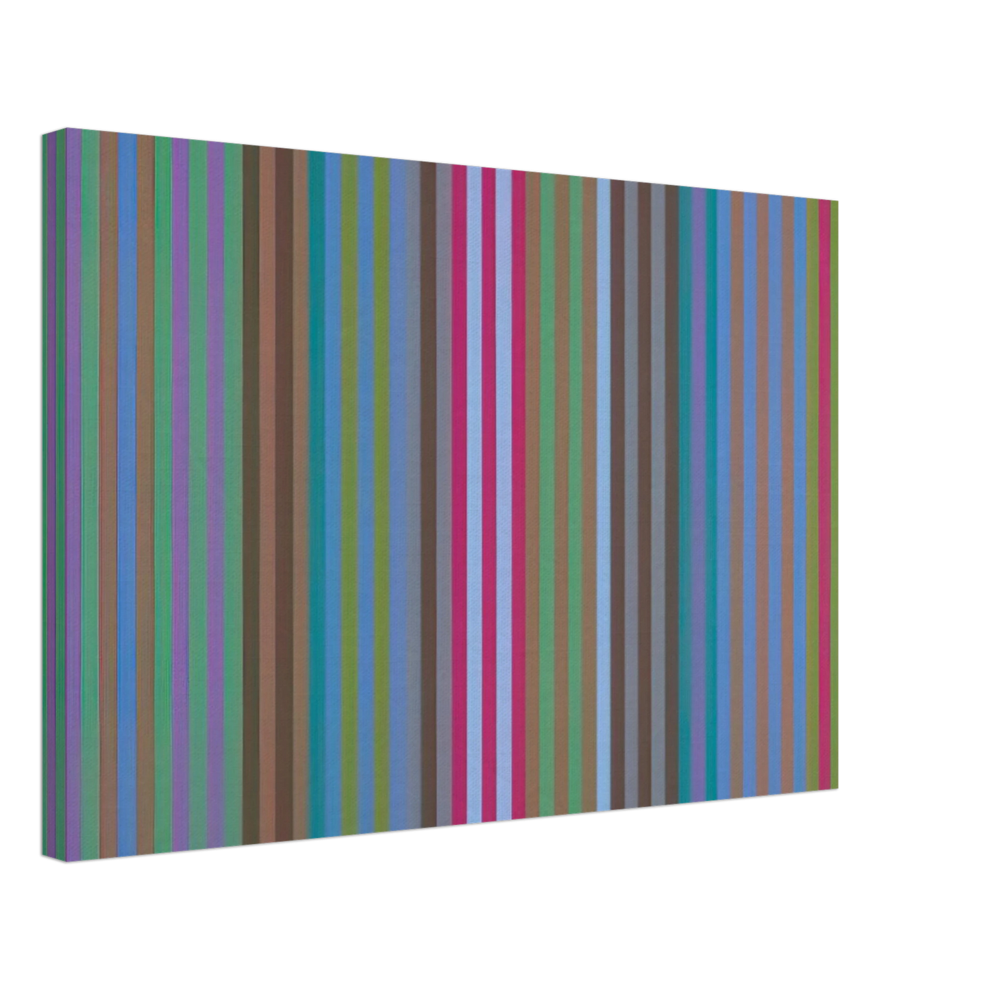 Gene Davis - Bulletproof - 1969 Canvas - 70x100 cm / 28x40 inches-canvas