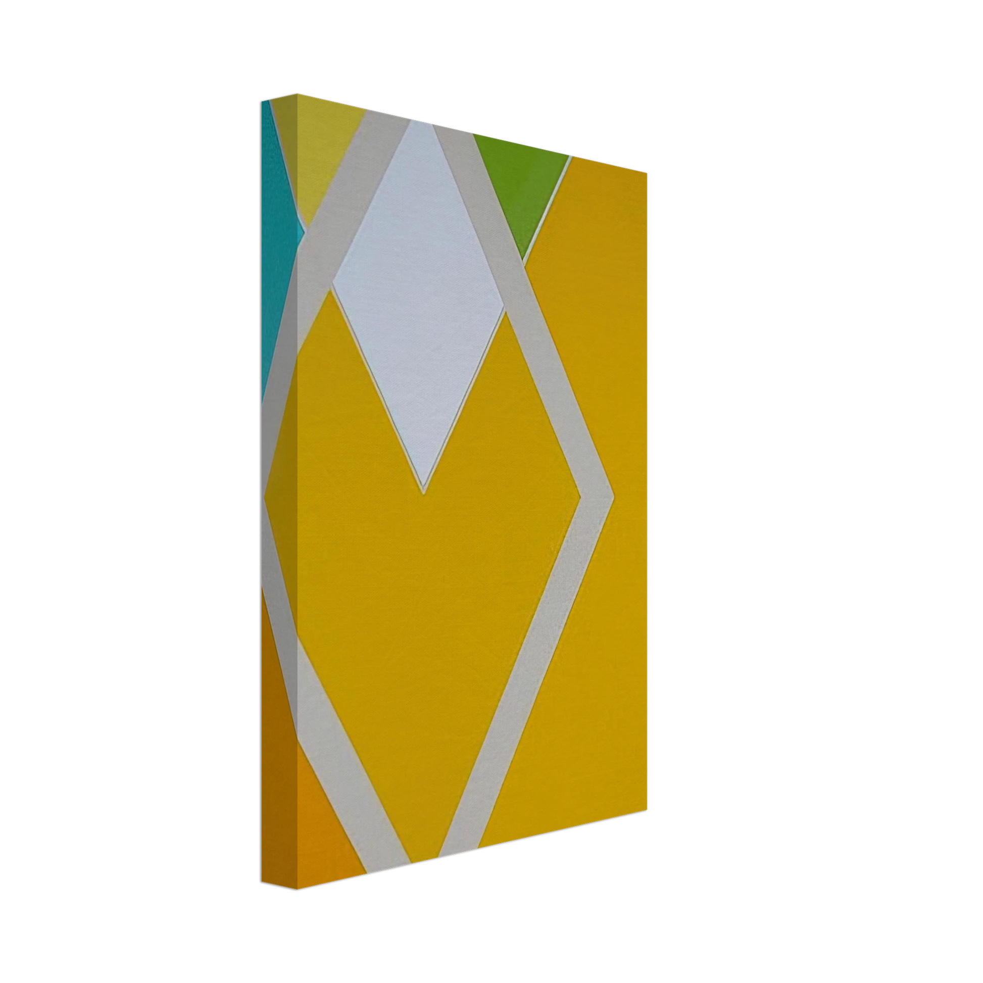 Larry Zox - Temple Swift from the Diamond Drill series - Hard Edge Painting Canvas - 70x100 cm / 28x40 inches-canvas