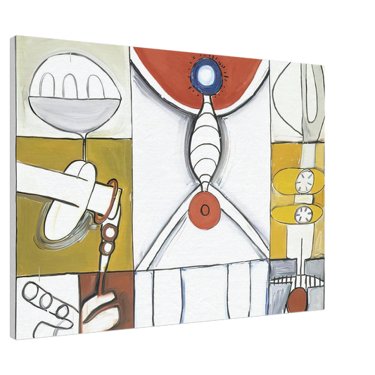 Eva Hesse - UNTITLED 1965 2 Canvas - 20x30 cm / 8x12 inches-canvas