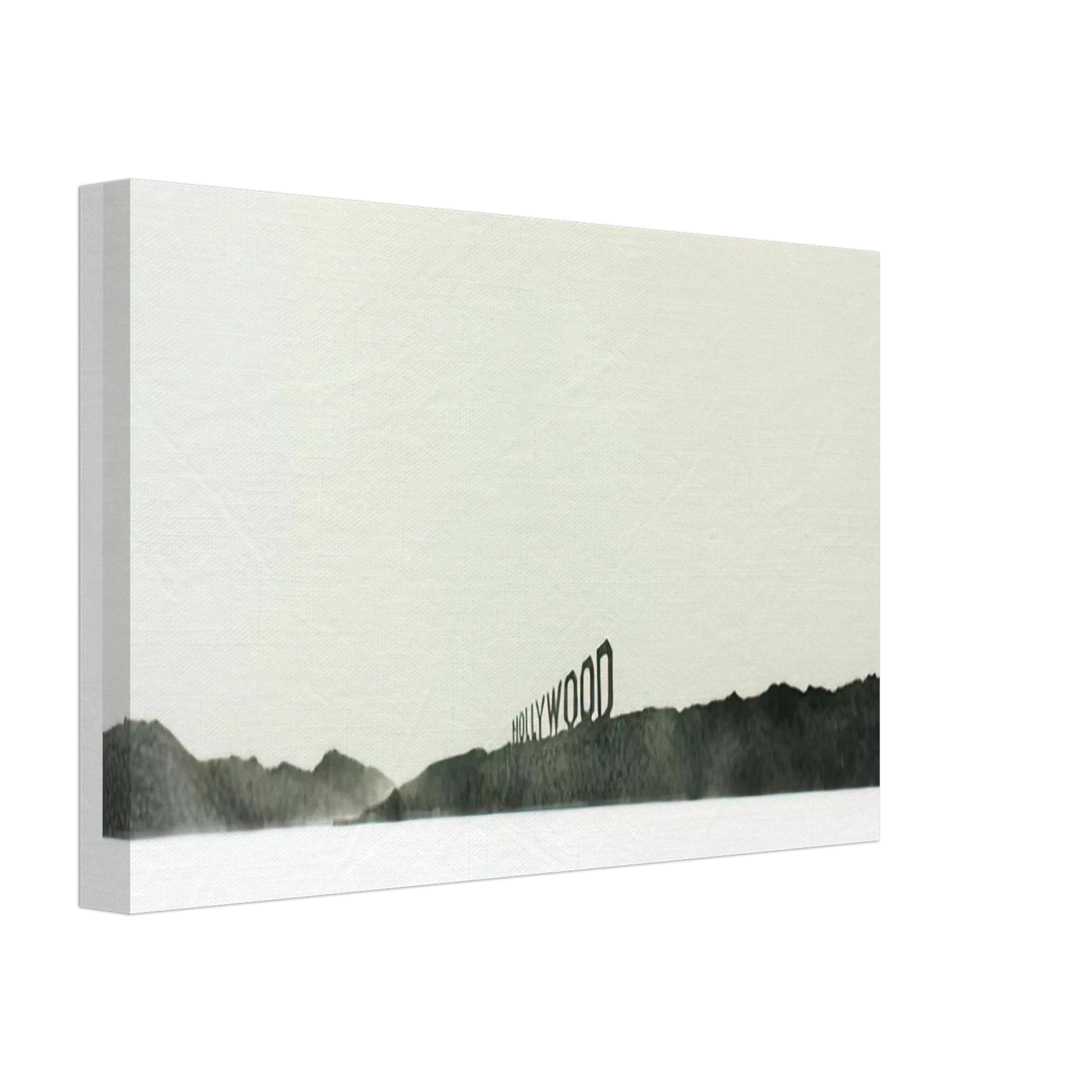 Edward Ruscha - HOLLYWOOD 1969 Canvas - 70x100 cm / 28x40 inches-canvas