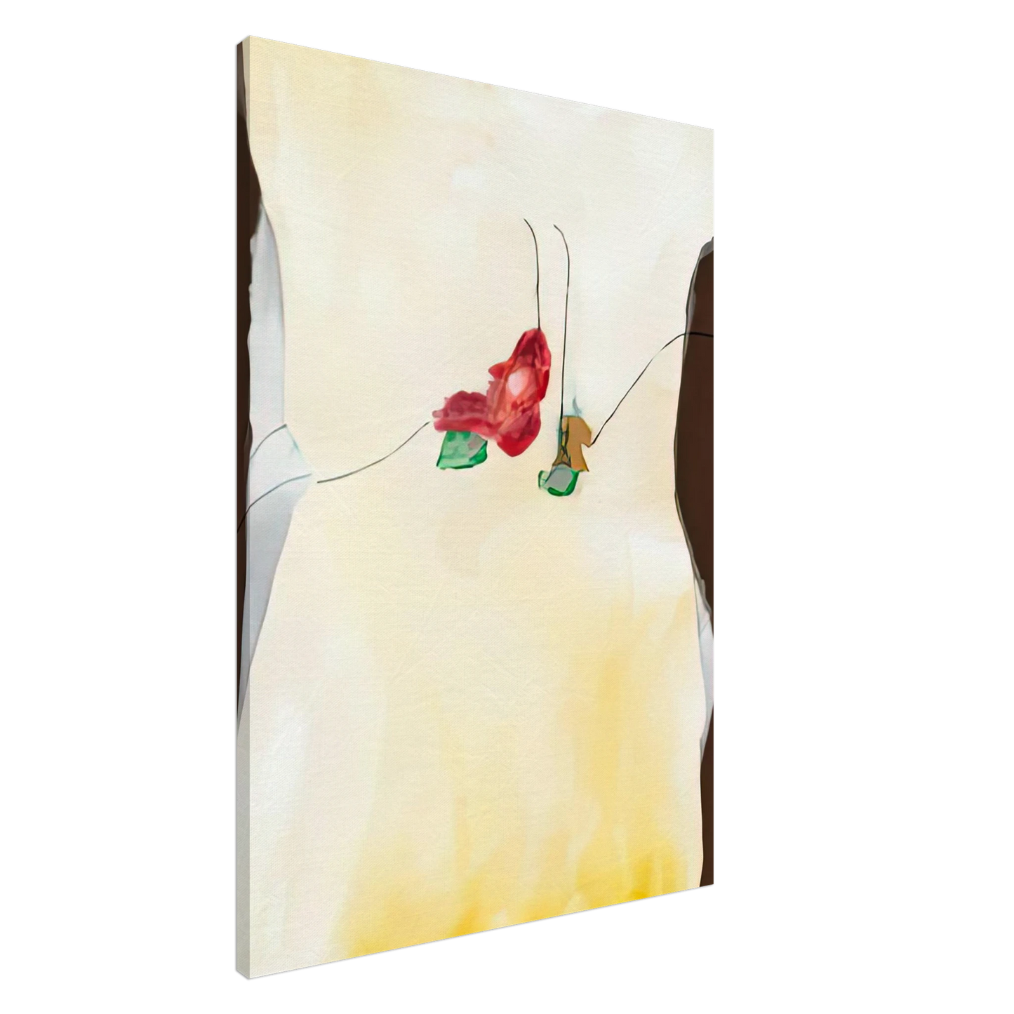 Helen Frankenthaler - Chill Factor, 1973- Canvas - 20x30 cm / 8x12 inches-canvas