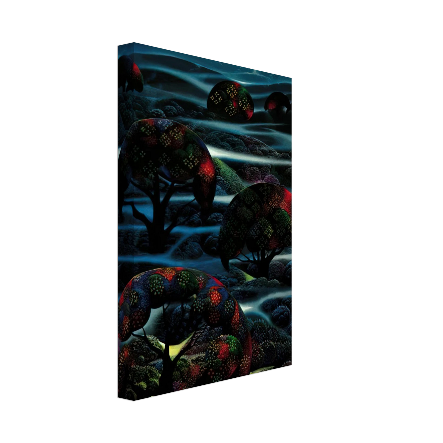 Eyvind Earle - Garden of Dreams Canvas - 70x100 cm / 28x40 inches-canvas