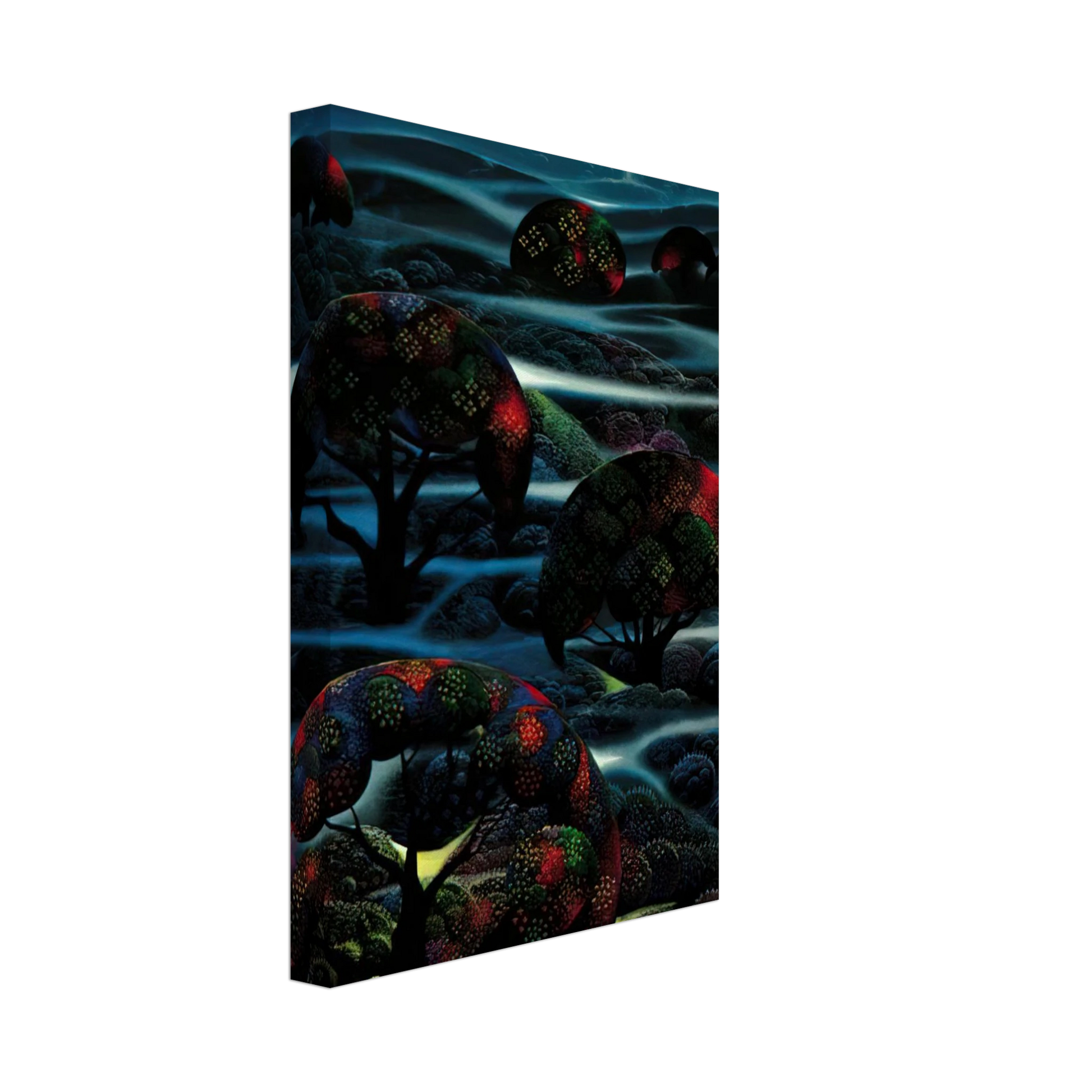 Eyvind Earle - Garden of Dreams Canvas - 70x100 cm / 28x40 inches-canvas