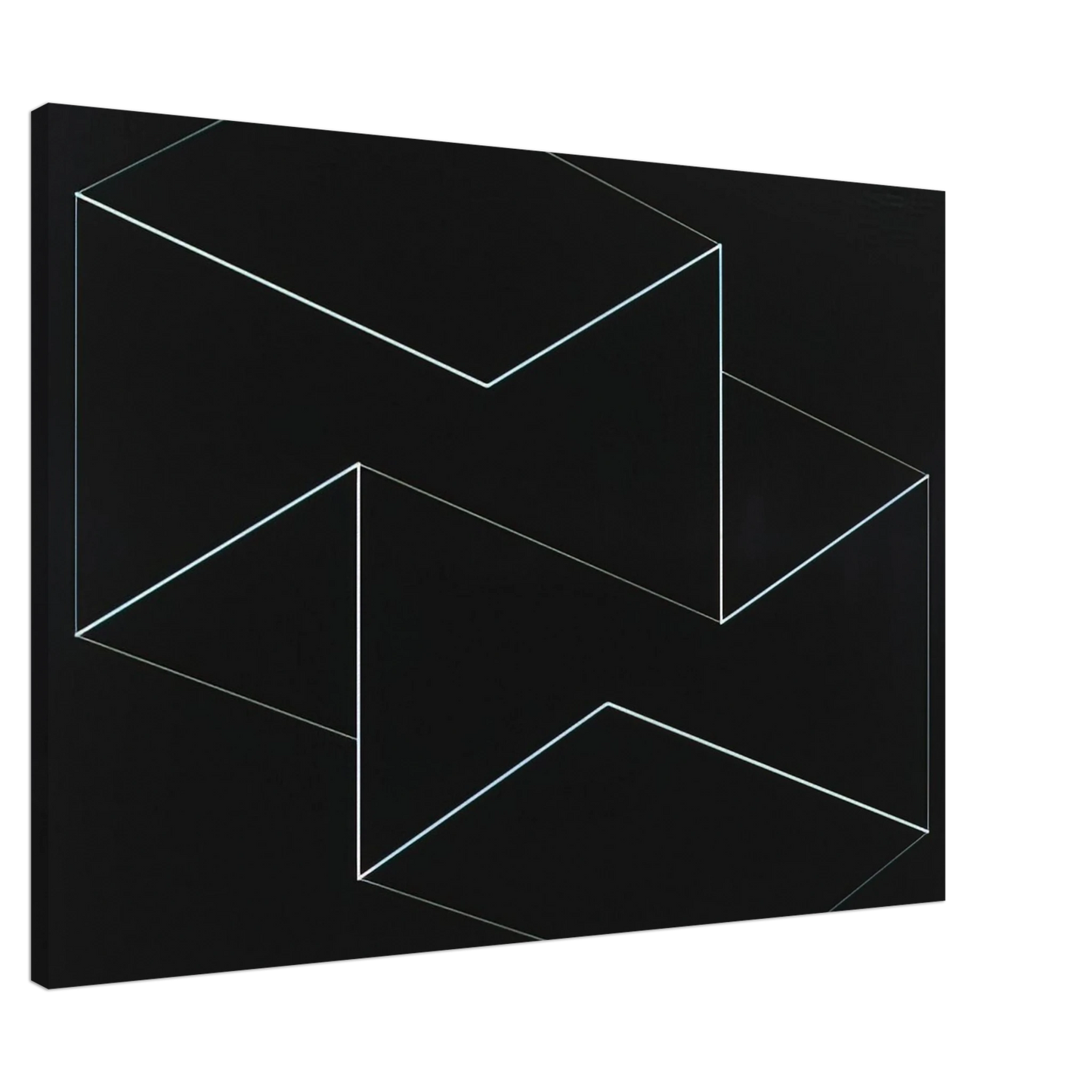 Josef Albers - F M E 5 1962 Canvas - 20x30 cm / 8x12 inches-canvas