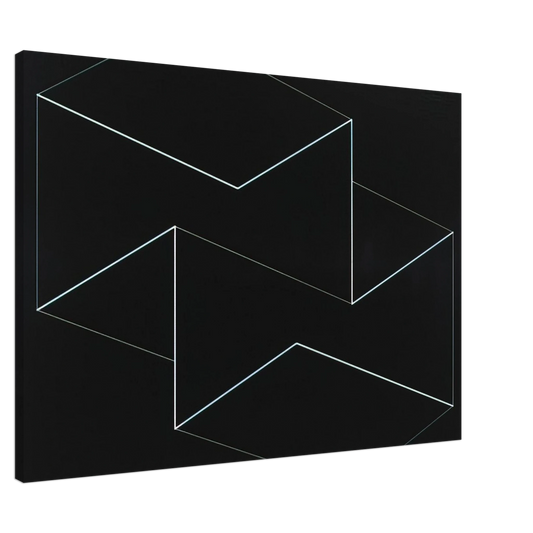 Josef Albers - F M E 5 1962 Canvas - 20x30 cm / 8x12 inches-canvas